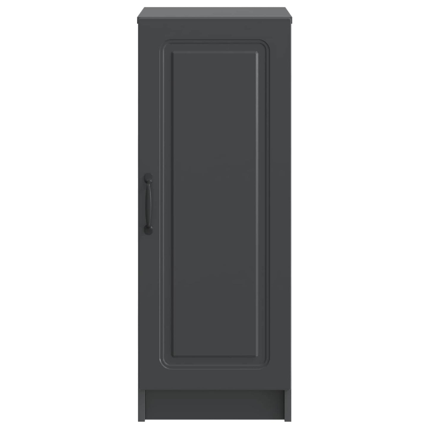 Serviesskap Svart 33 x 34,5 x 87 cm Konstruert tre