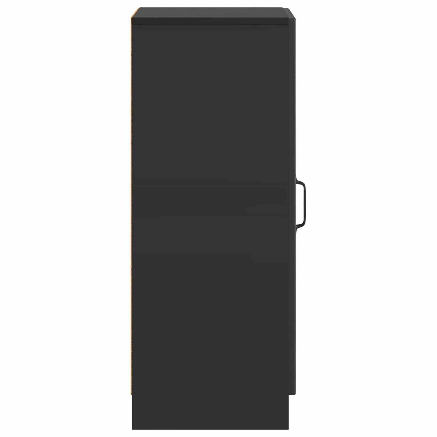 Serviesskap Svart 33 x 34,5 x 87 cm Konstruert tre