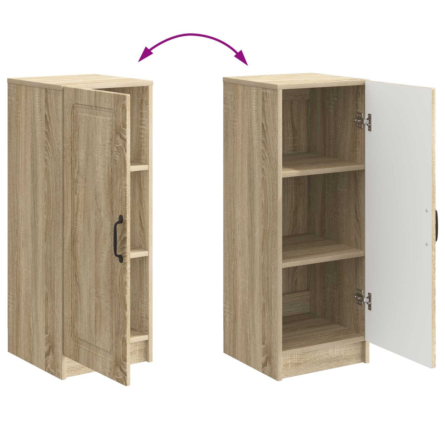 Serviesskap Sonoma eik 33 x 34,5 x 87 cm Konstruert tre