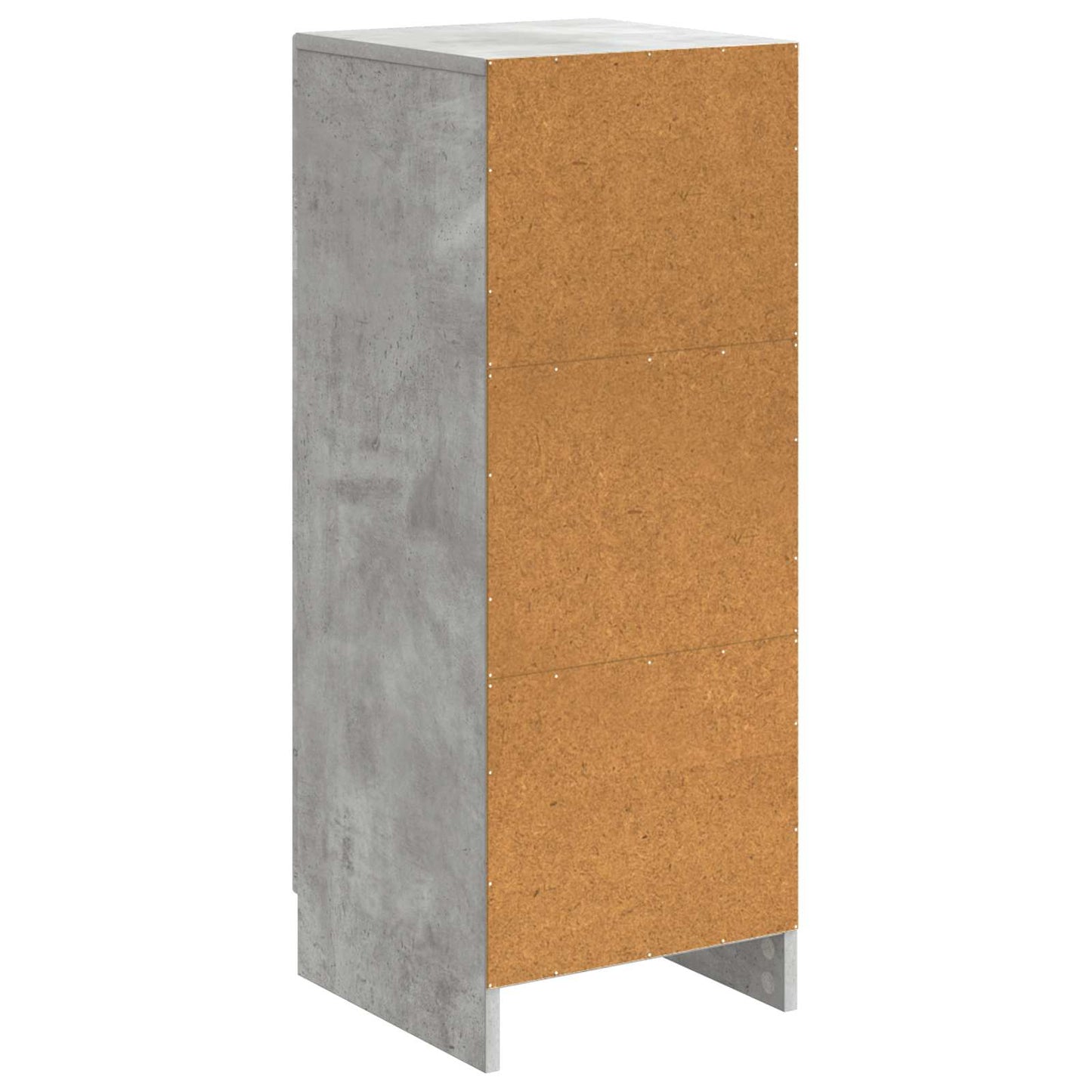 Serviesskap Betonggrå 33 x 34,5 x 87 cm Konstruert tre