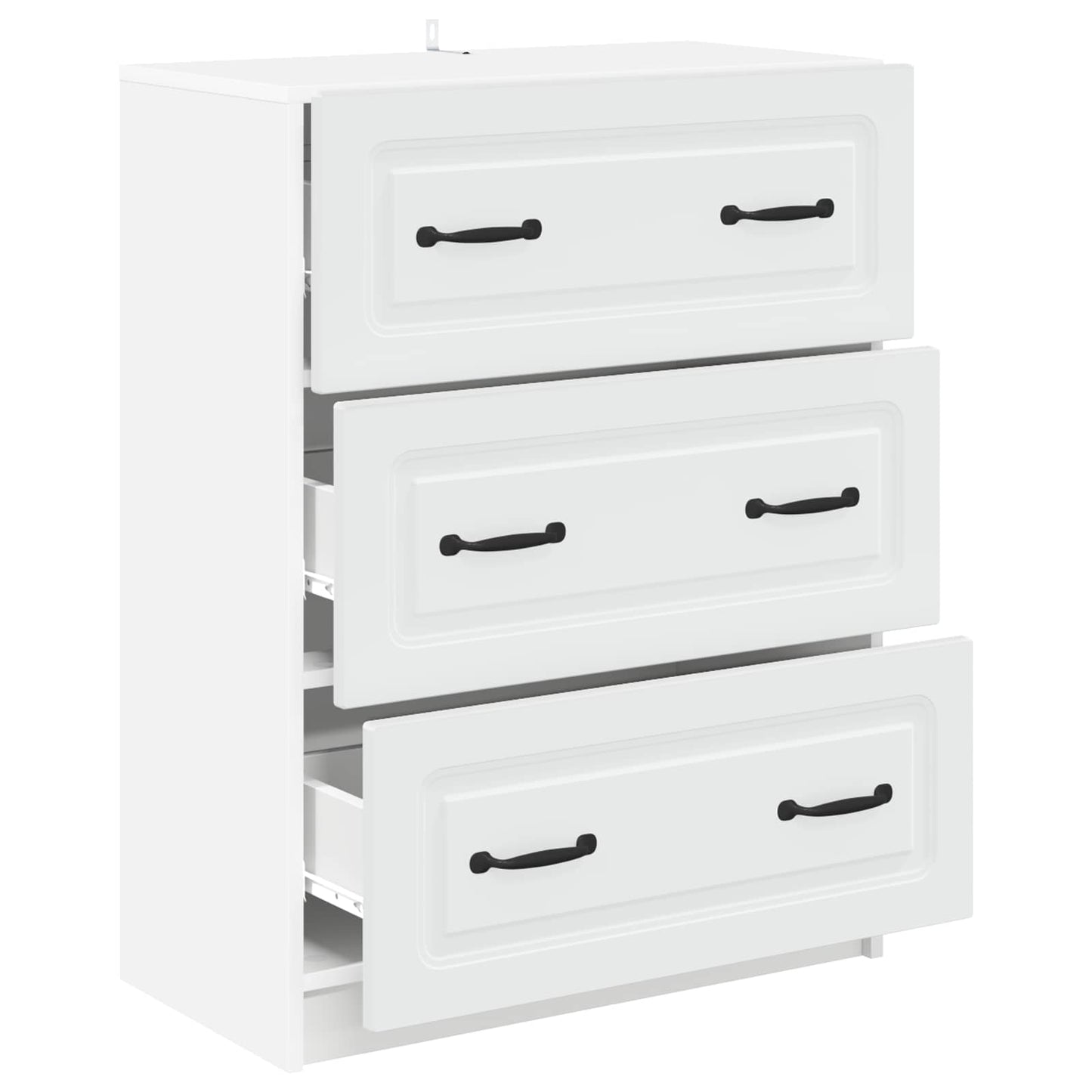 Skuffeskap Hvit 66 x 34,5 x 87 cm Konstruert tre