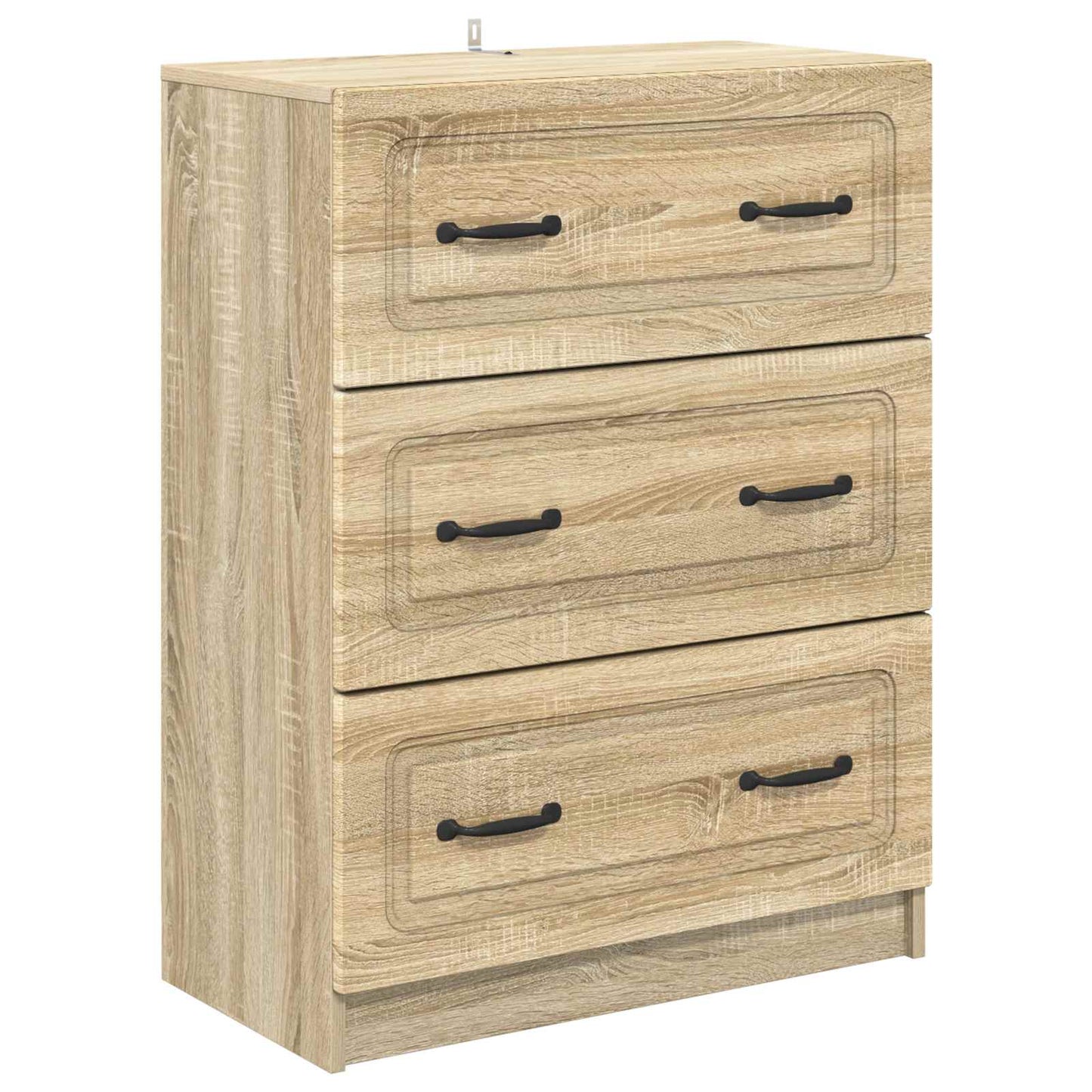 Skuffeskap Sonoma eik 66 x 34,5 x 87 cm Konstruert tre