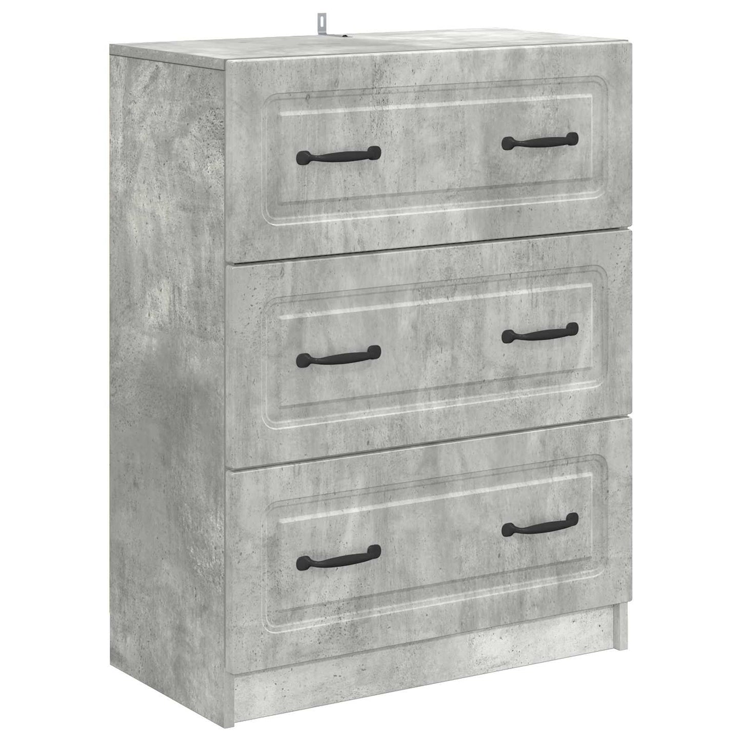 Skuffeskap Betonggrå 66 x 34,5 x 87 cm Konstruert tre