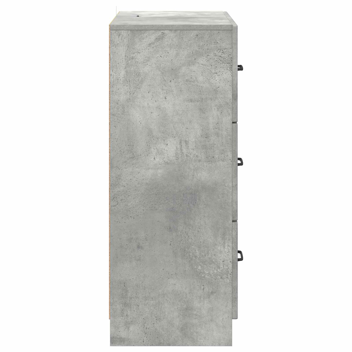 Skuffeskap Betonggrå 66 x 34,5 x 87 cm Konstruert tre