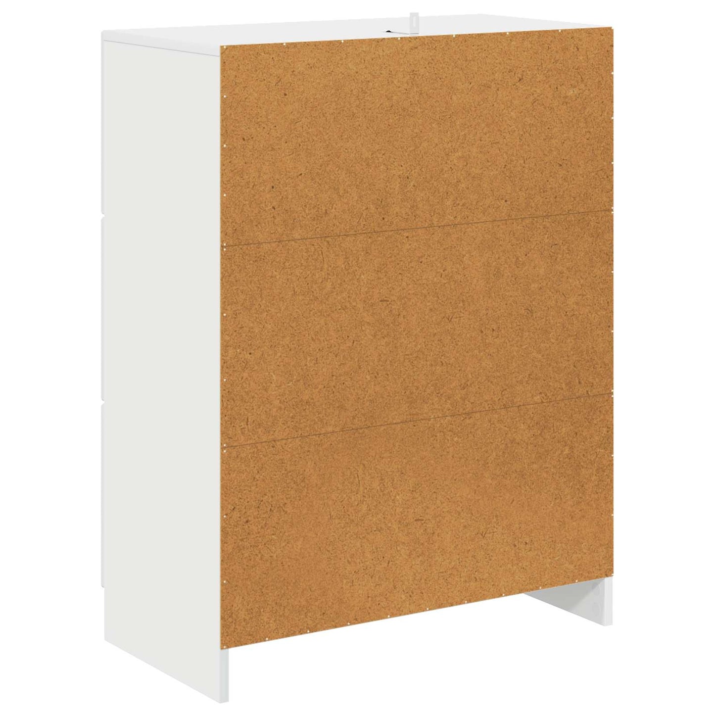 Skuffeskap Høgglans hvit 66 x 34,5 x 87 cm Konstruert tre