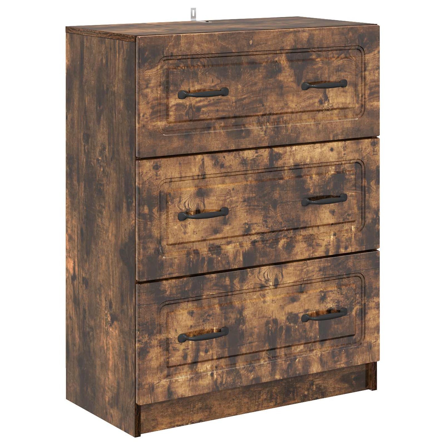 Skuffeskap Røkt Eik 66 x 34,5 x 87 cm Konstruert tre