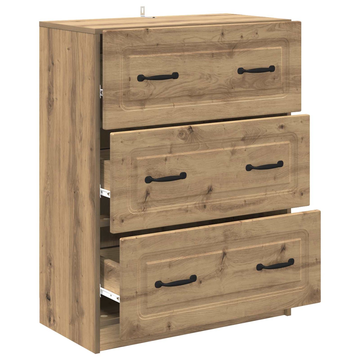 Skuffeskap 66 x 34,5 x 87 cm Konstruert tre Artisan eik