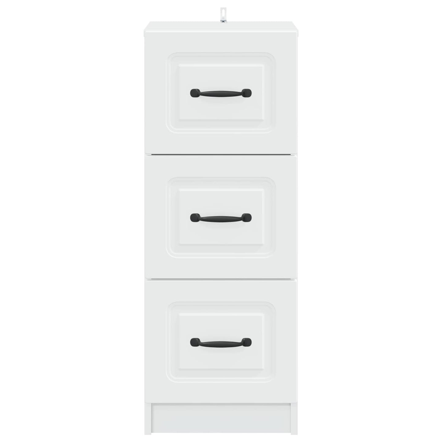 Skuffeskap Hvit 33 x 34,5 x 87 cm Konstruert tre