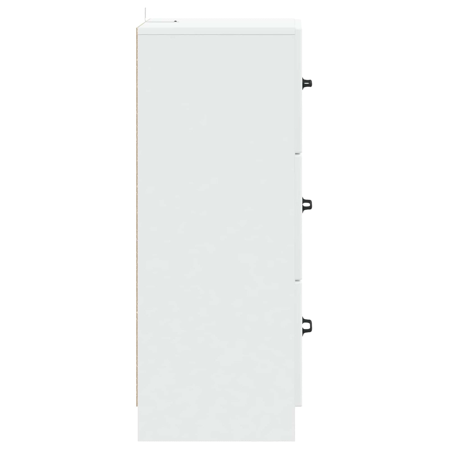 Skuffeskap Hvit 33 x 34,5 x 87 cm Konstruert tre