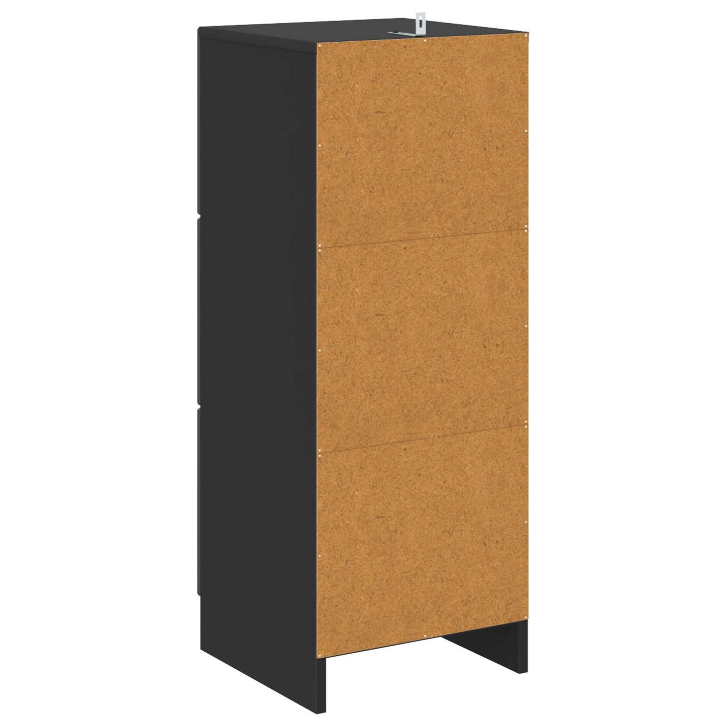 Skuffeskap Svart 33 x 34,5 x 87 cm Konstruert tre