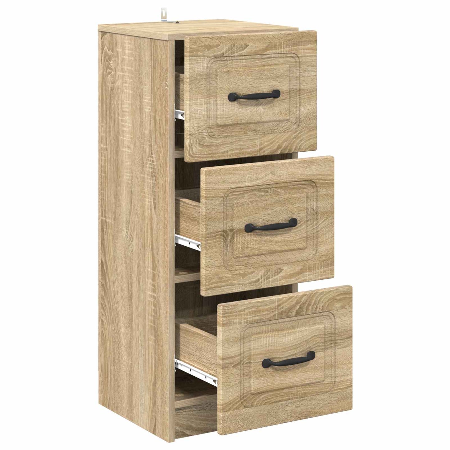 Skuffeskap Sonoma eik 33 x 34,5 x 87 cm Konstruert tre