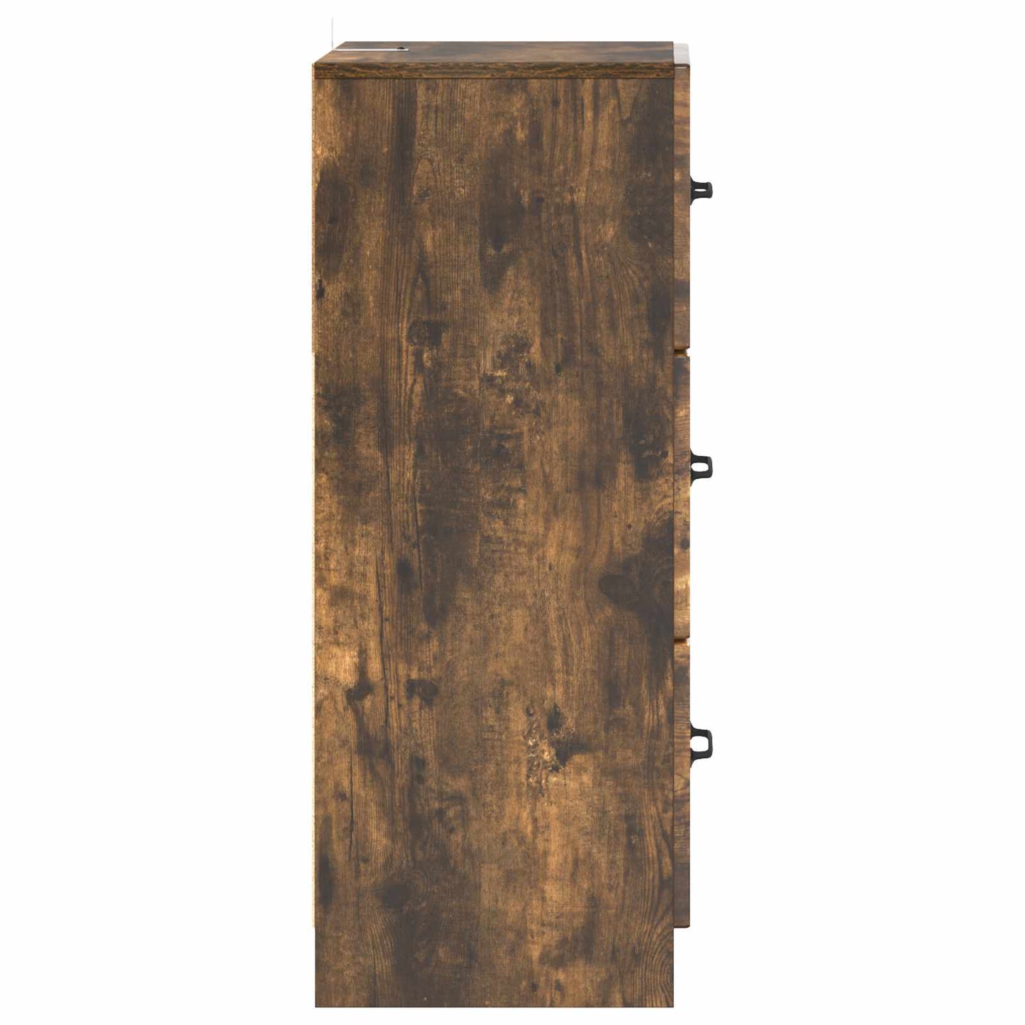 Skuffeskap Røkt Eik 33 x 34,5 x 87 cm Konstruert tre