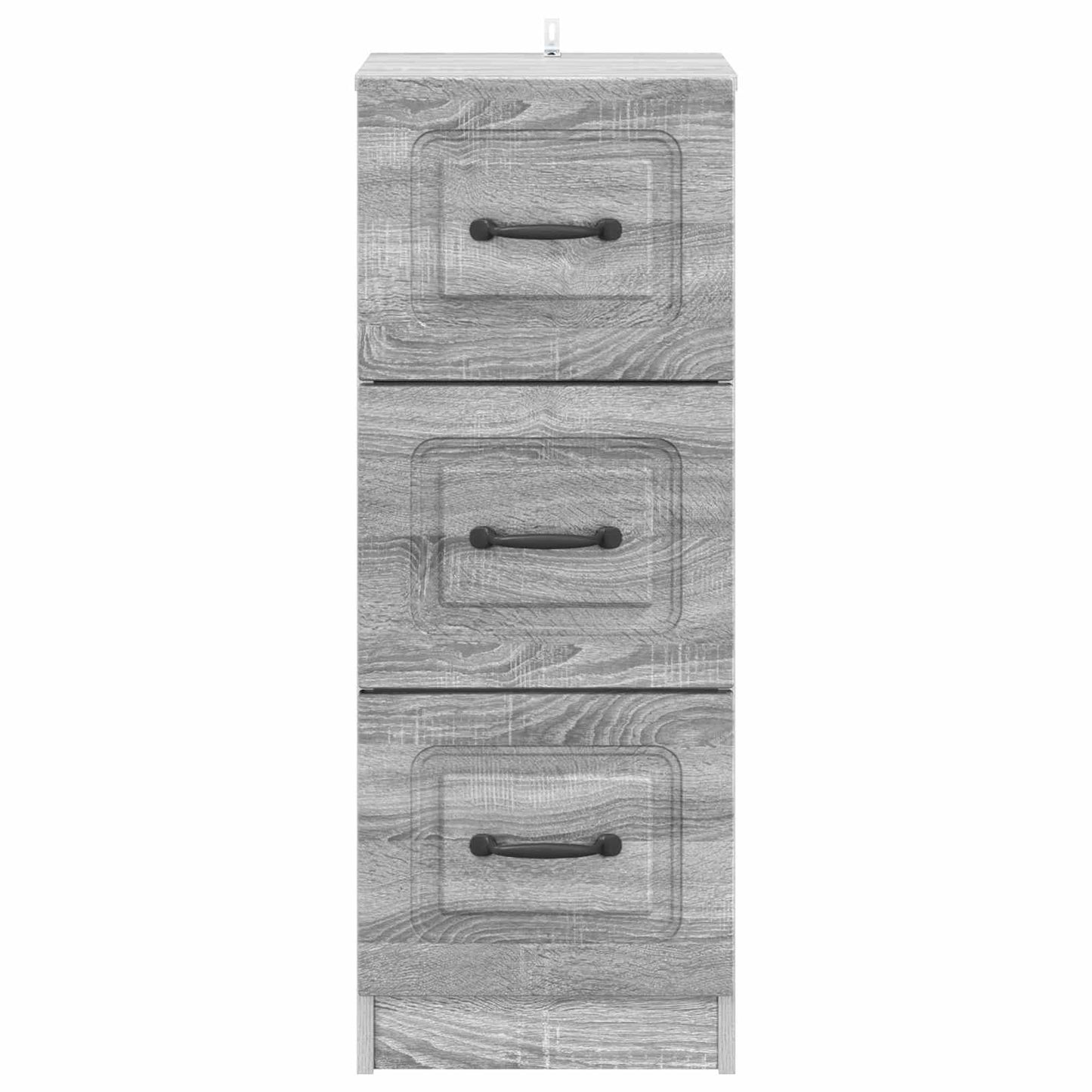 Skuffeskap Grå sonoma 33 x 34,5 x 87 cm Konstruert tre