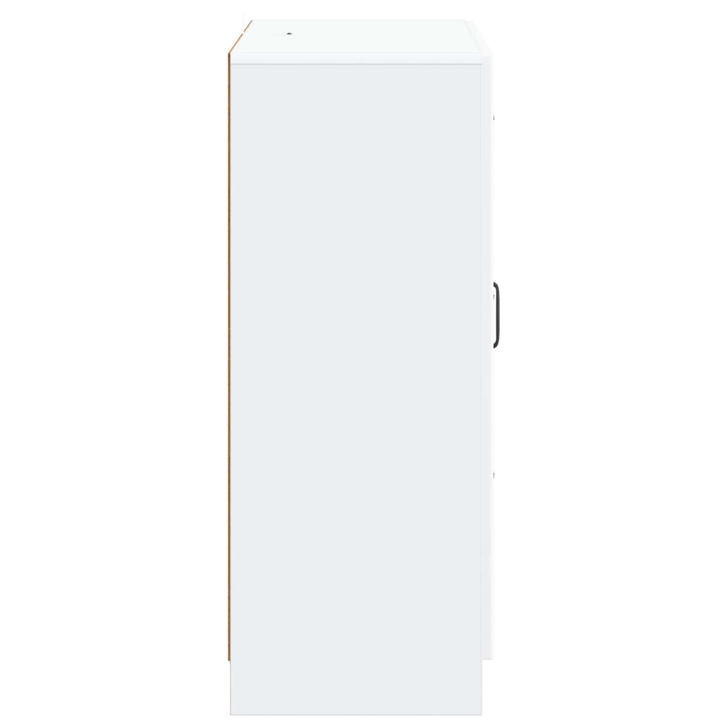 Serviesskap med skuff Hvit 66 x 34,5 x 87 cm Konstruert tre