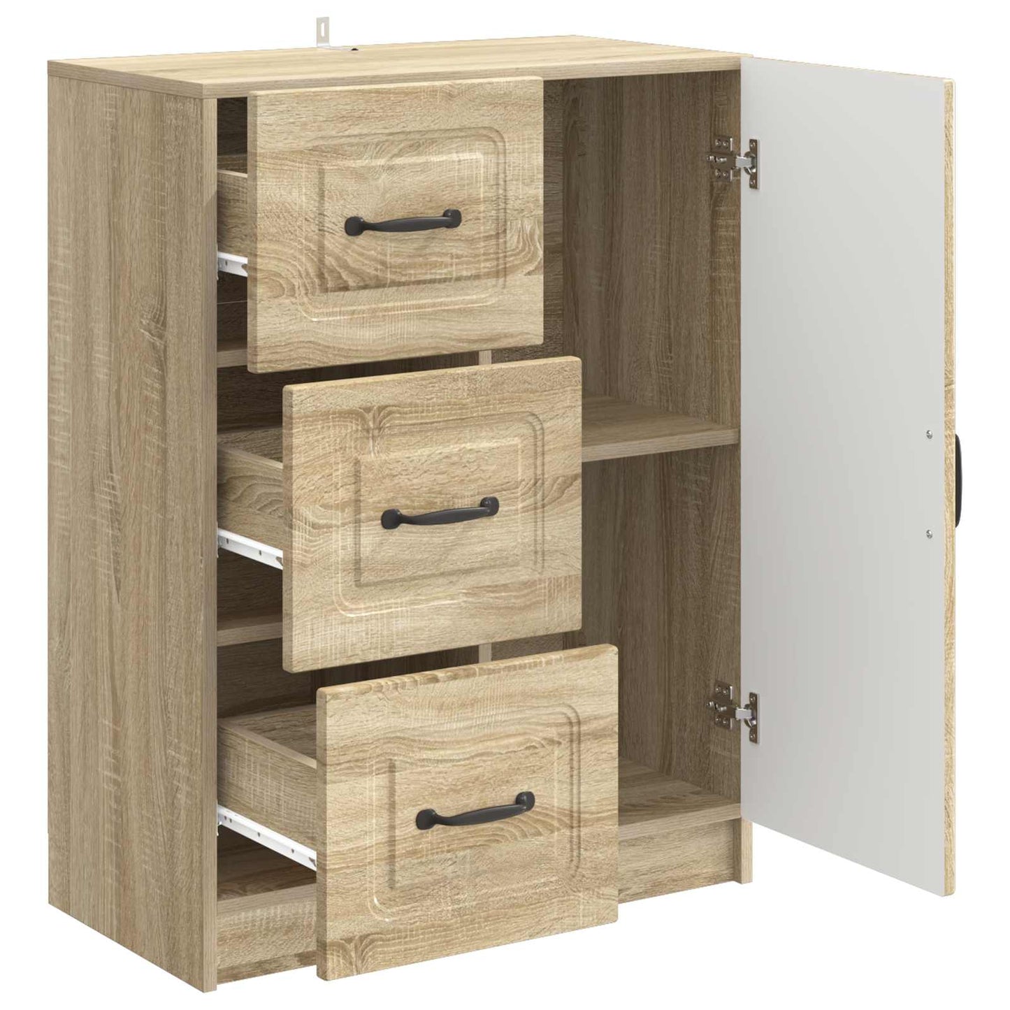 Serviesskap Sonoma eik 66 x 34,5 x 87 cm Konstruert tre