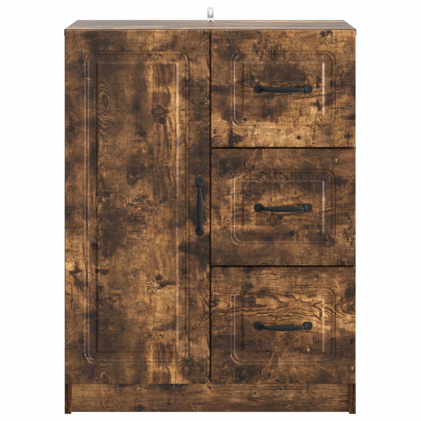 Serviesskap med skuff Røkt Eik 66 x 34,5 x 87 cm Konstruert tre