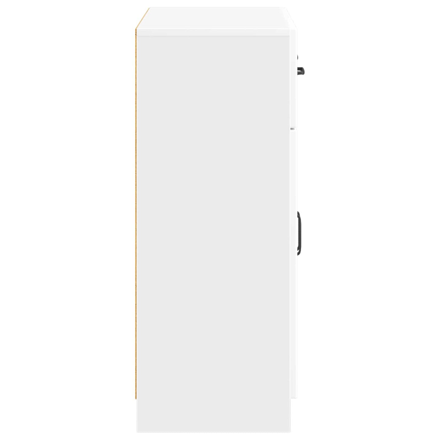 Serviesskap Høgglans hvit 66 x 34,5 x 87 cm Konstruert tre