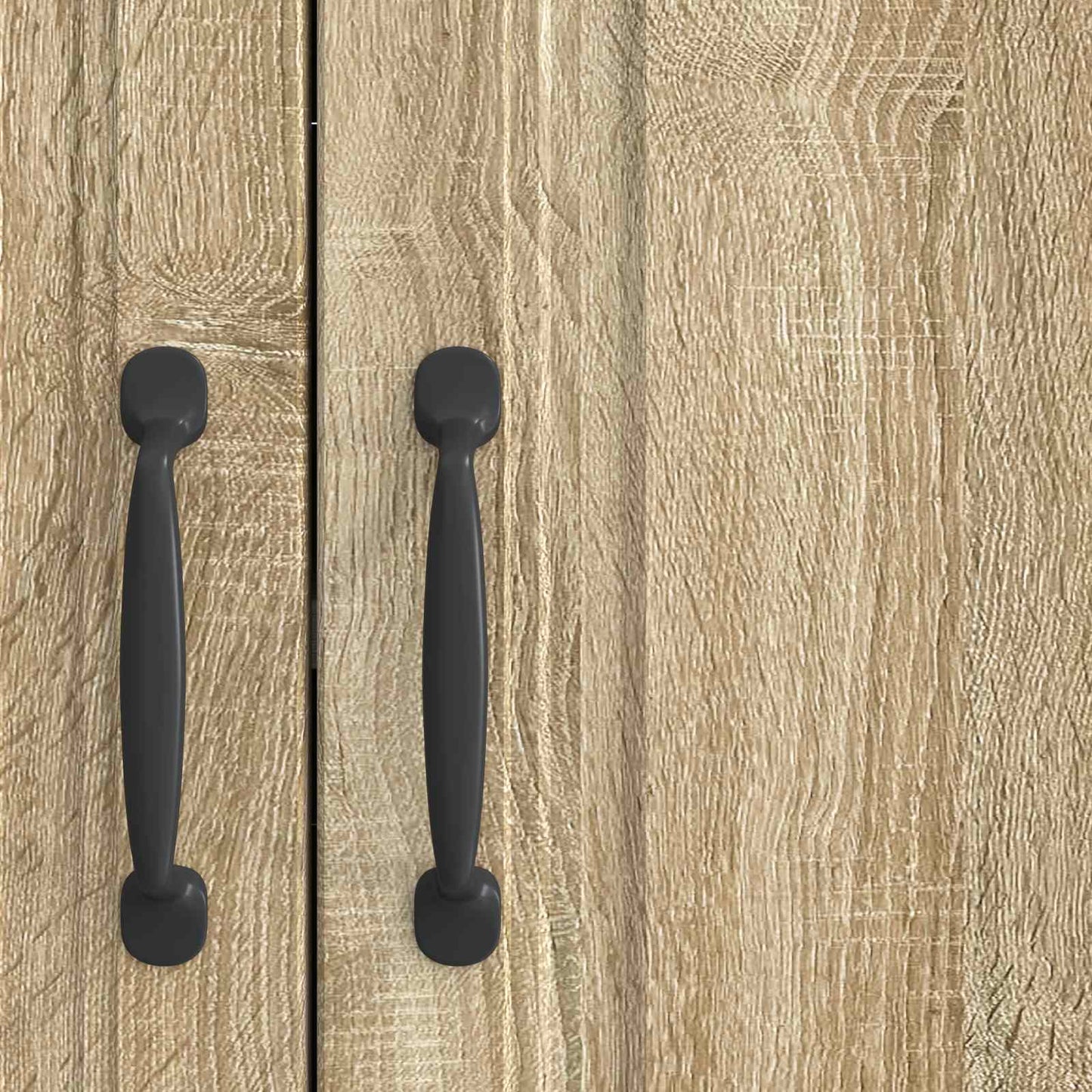 Serviesskap Sonoma eik 89 x 34,5 x 77 cm Konstruert tre