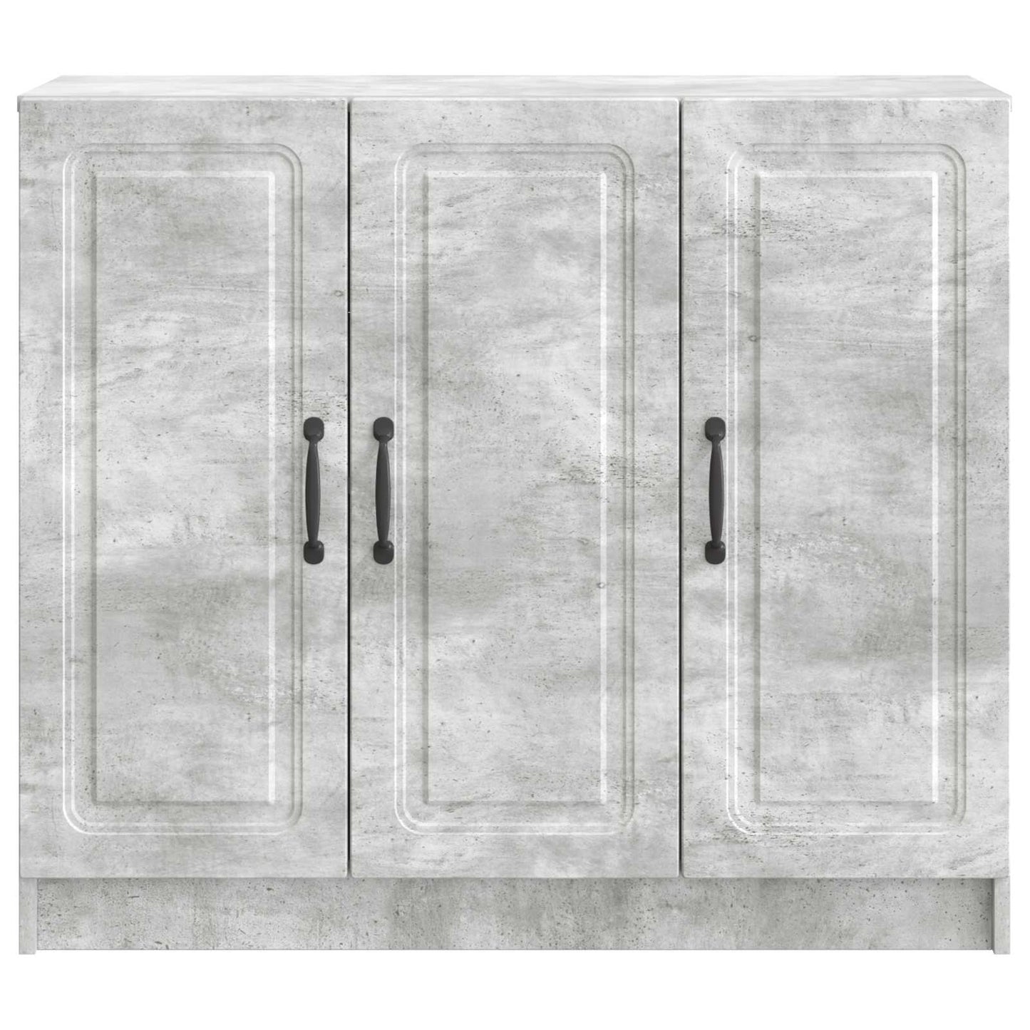 Serviesskap Betonggrå 89 x 34,5 x 77 cm Konstruert tre