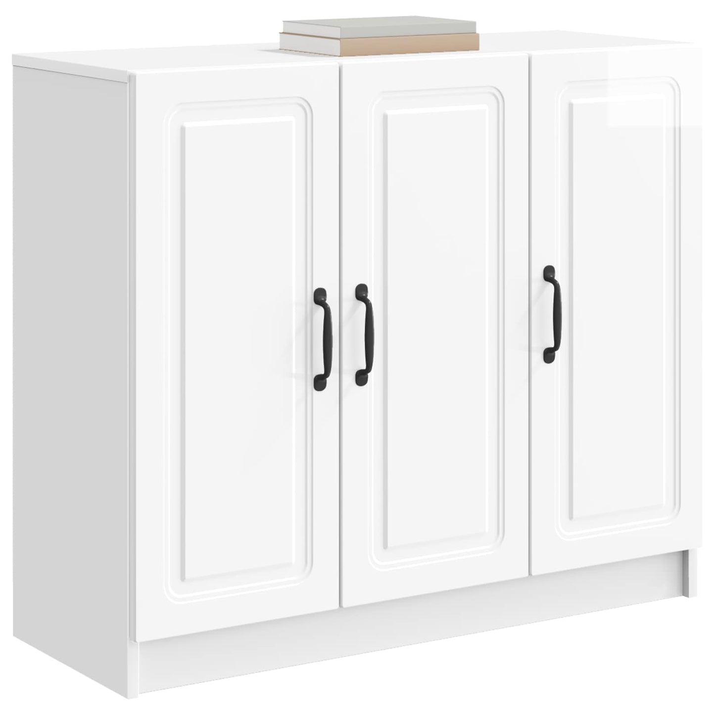 Serviesskap Høgglans hvit 89 x 34,5 x 77 cm Konstruert tre