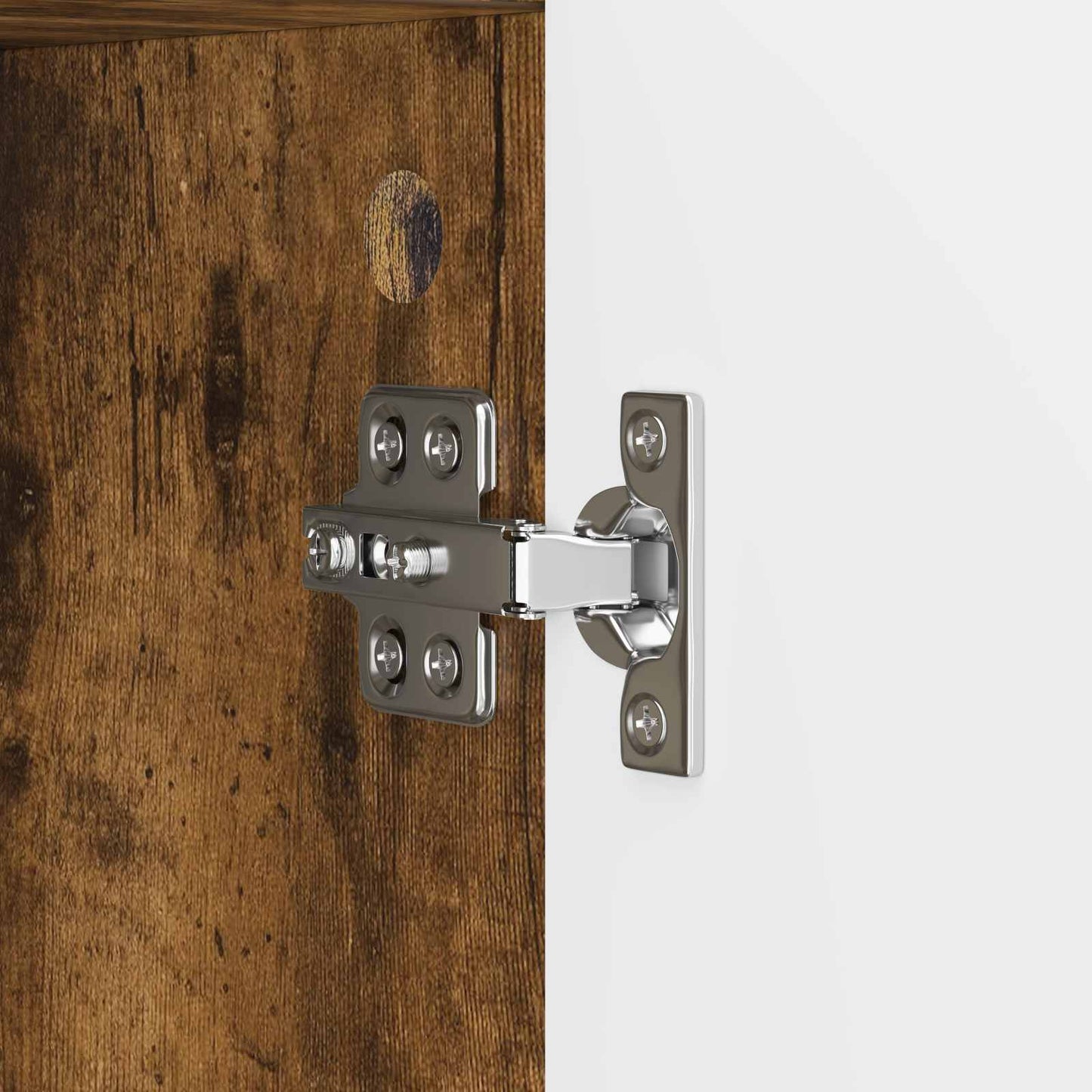 Serviesskap Røkt Eik 89 x 34,5 x 77 cm Konstruert tre