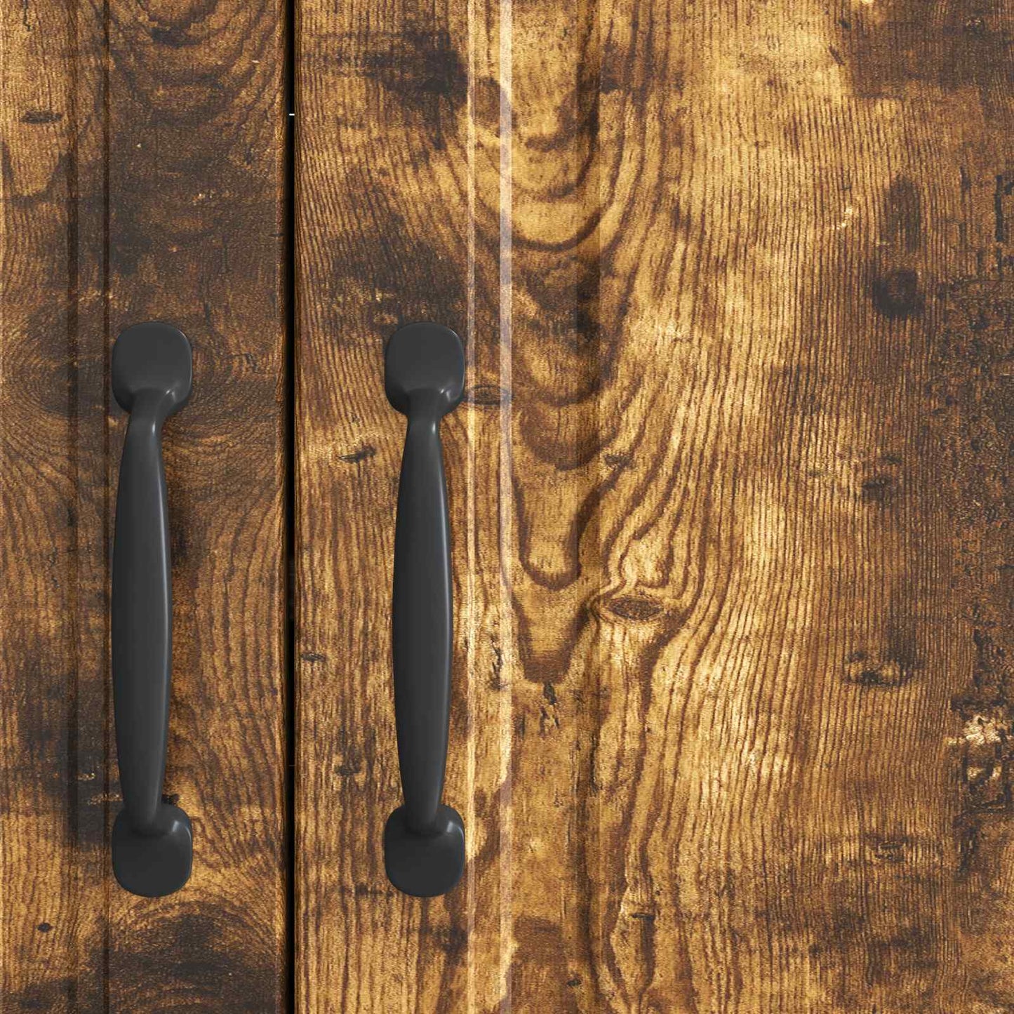 Serviesskap Røkt Eik 89 x 34,5 x 77 cm Konstruert tre