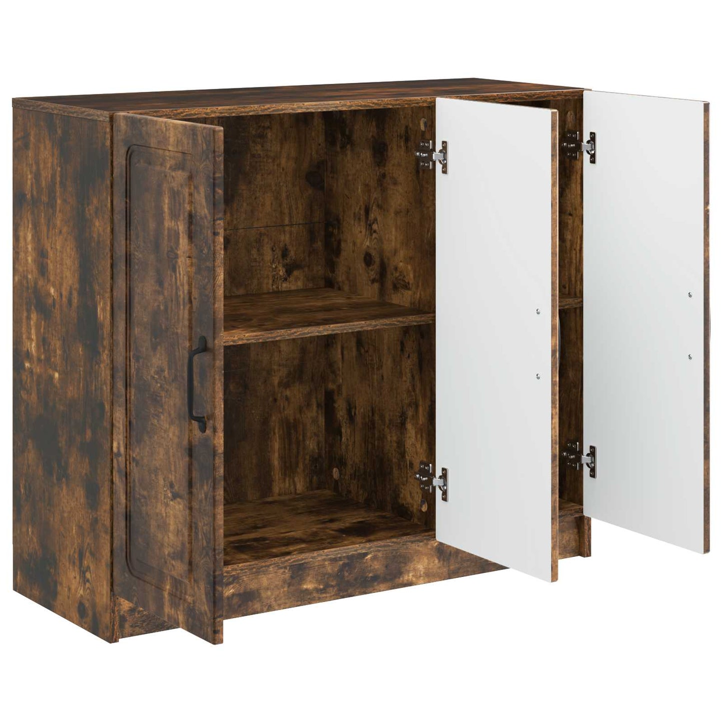 Serviesskap Røkt Eik 89 x 34,5 x 77 cm Konstruert tre