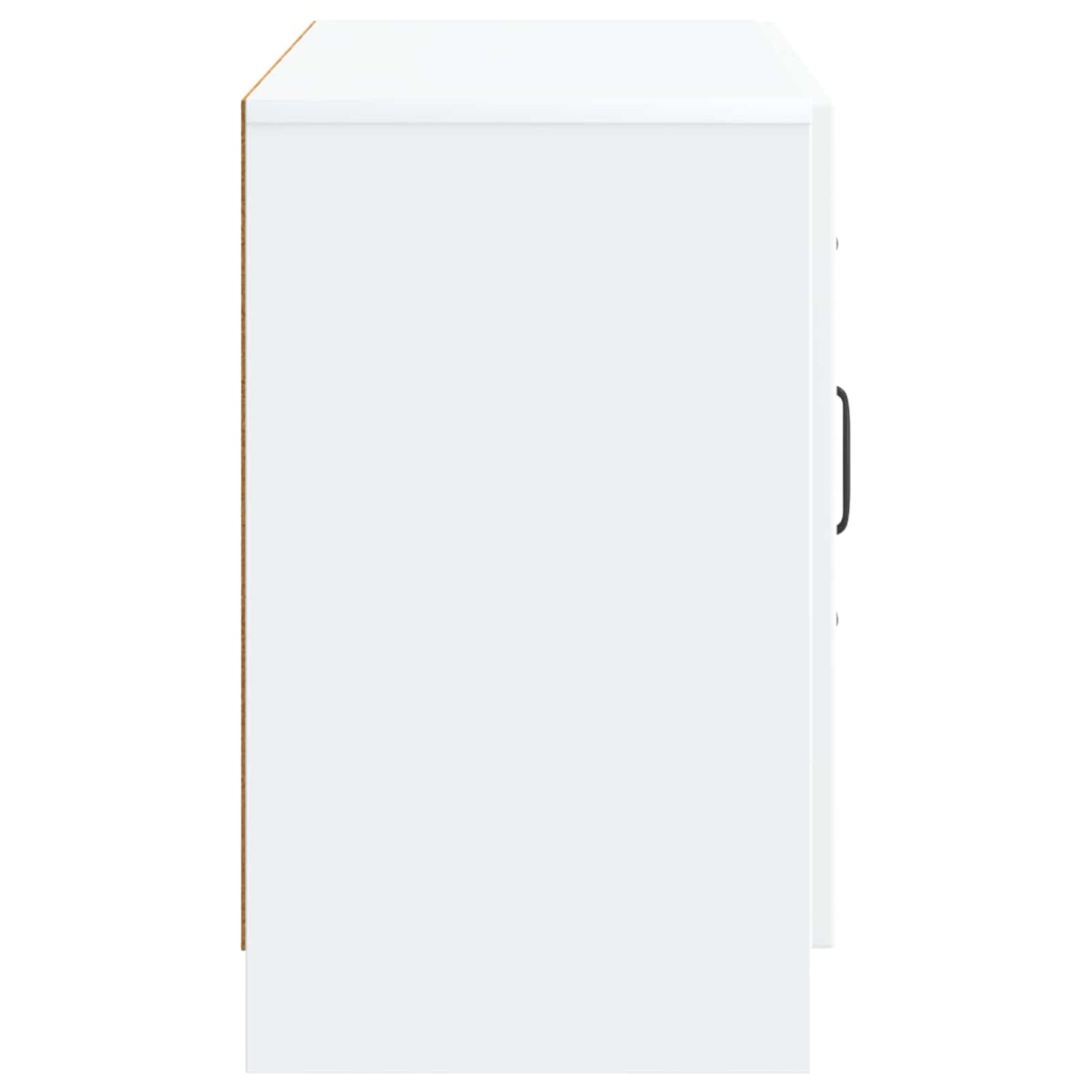 Serviesskap med skuff Hvit 89 x 34,5 x 57 cm Konstruert tre