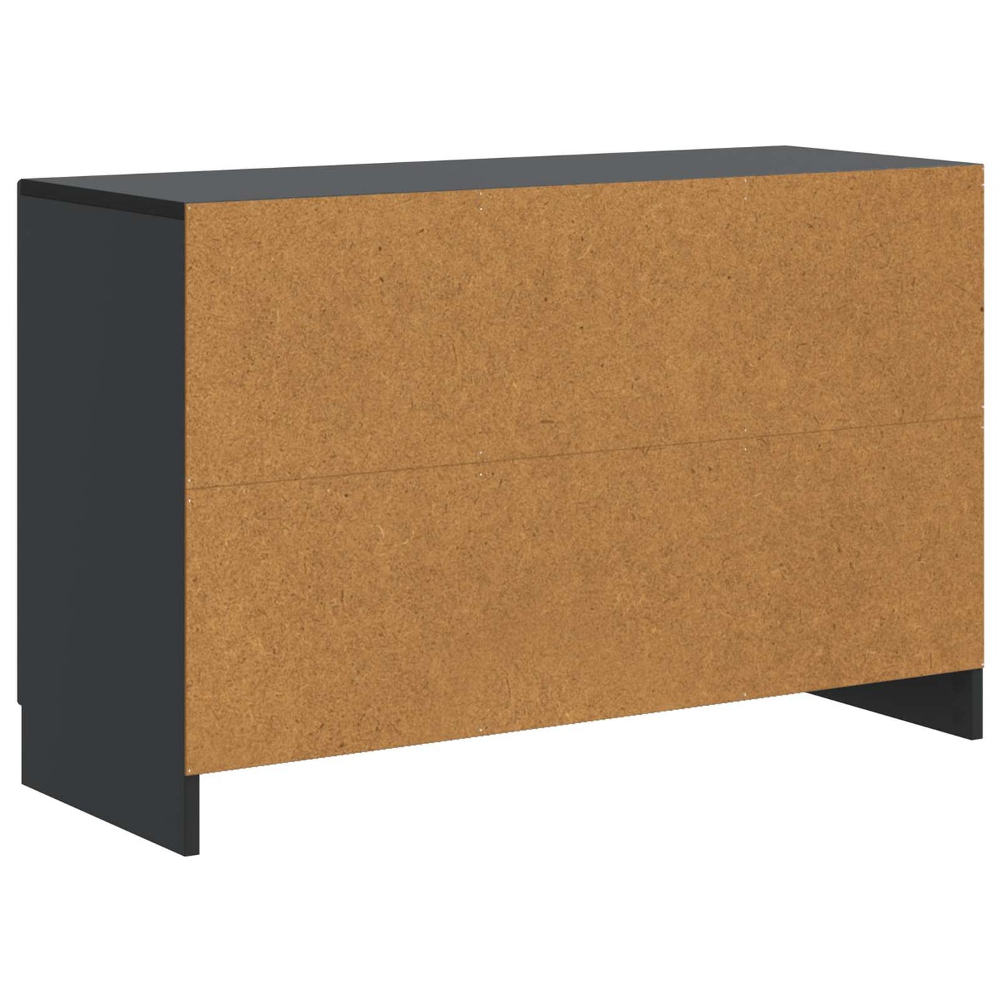 Serviesskap med skuff Svart 89 x 34,5 x 57 cm Konstruert tre
