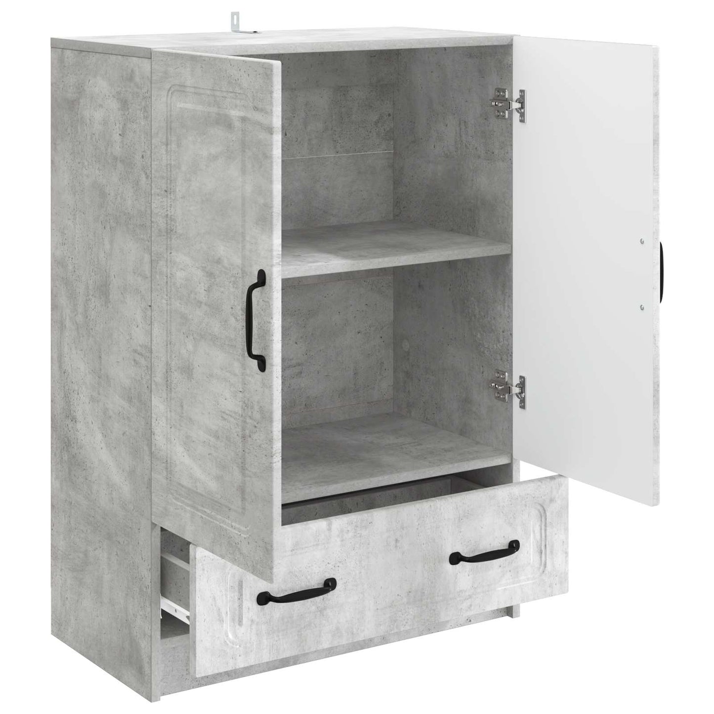 Serviesskap Betonggrå 66 x 34,5 x 92 cm Konstruert tre