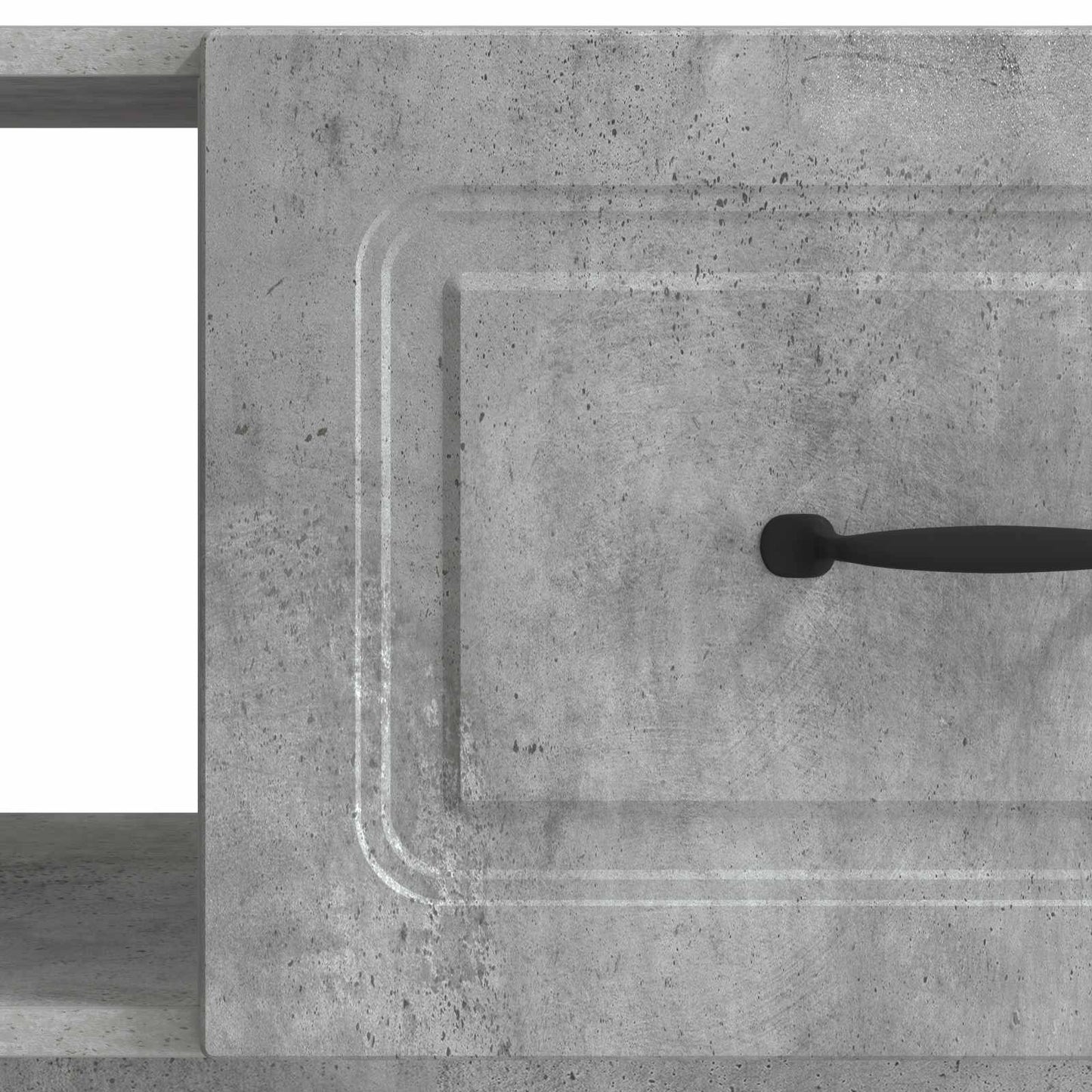 Kaffebord Betonggrå 90 x 50 x 37 cm Konstruert tre