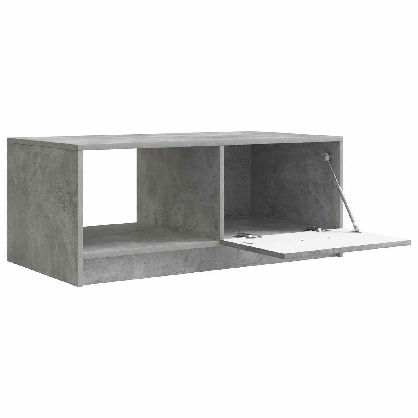 Kaffebord Betonggrå 90 x 50 x 37 cm Konstruert tre