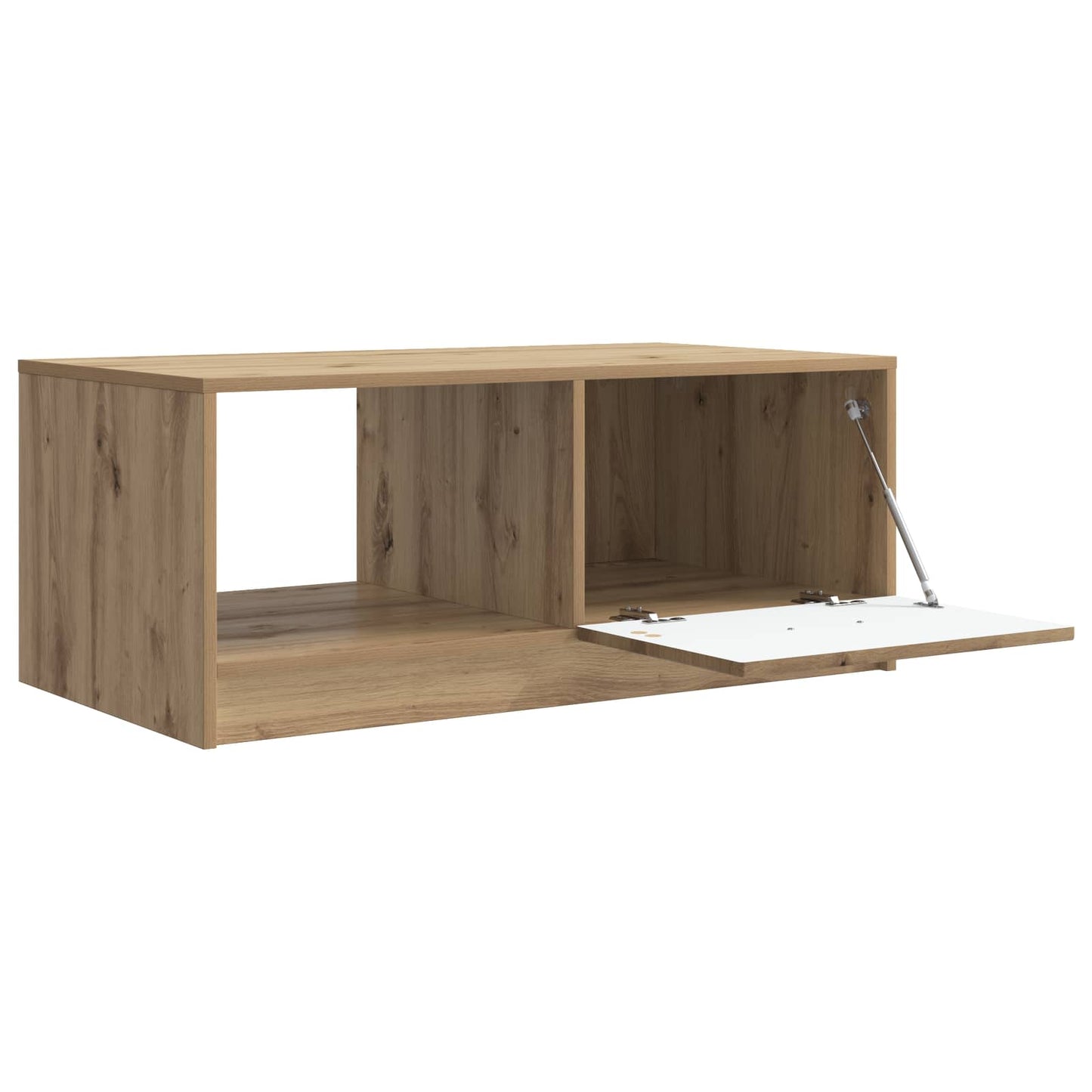 Kaffebord Artisan eik 90 x 50 x 37 cm Konstruert tre