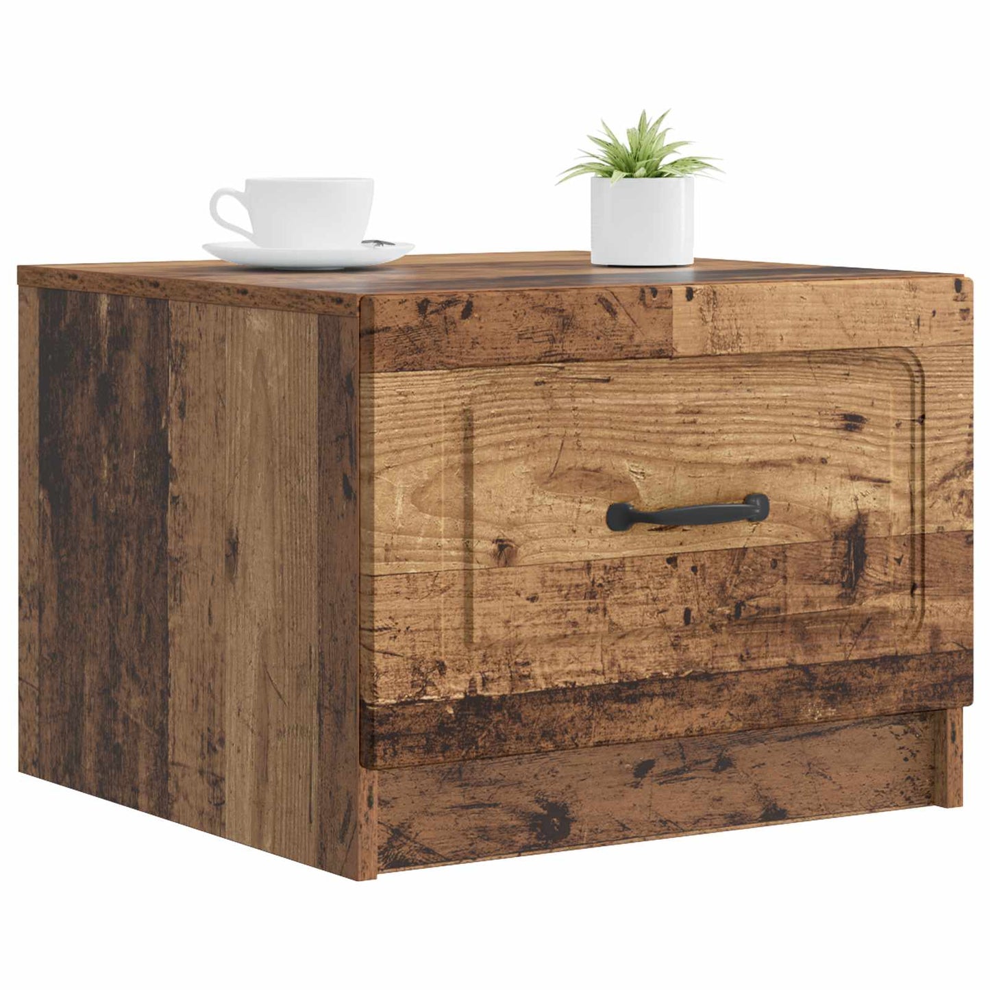 Kaffebord med skuff Gammelt tre 49 x 50 x 37 cm Konstruert tre
