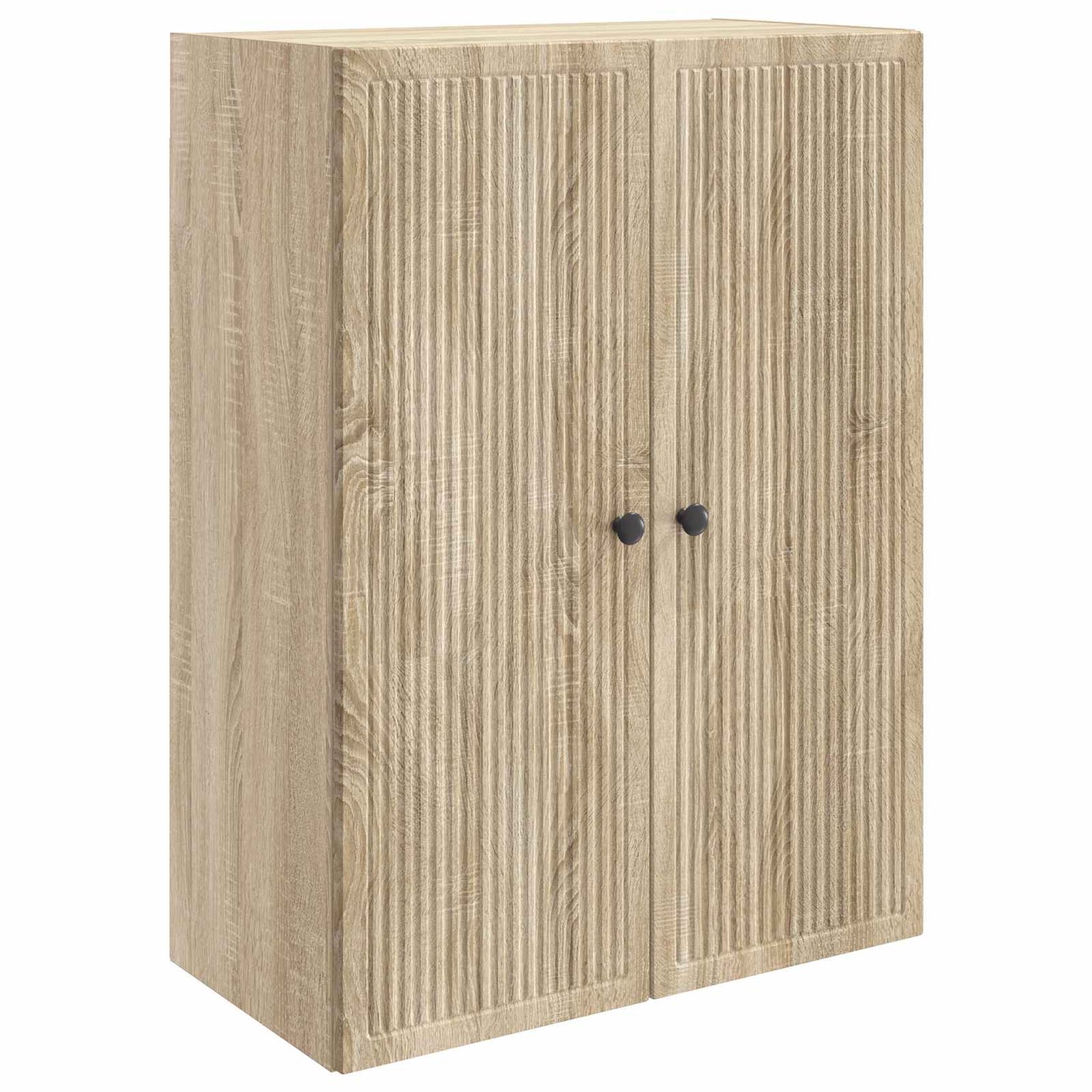 Vegghengt skap Sonoma eik 66 x 34,5 x 90 cm Konstruert tre
