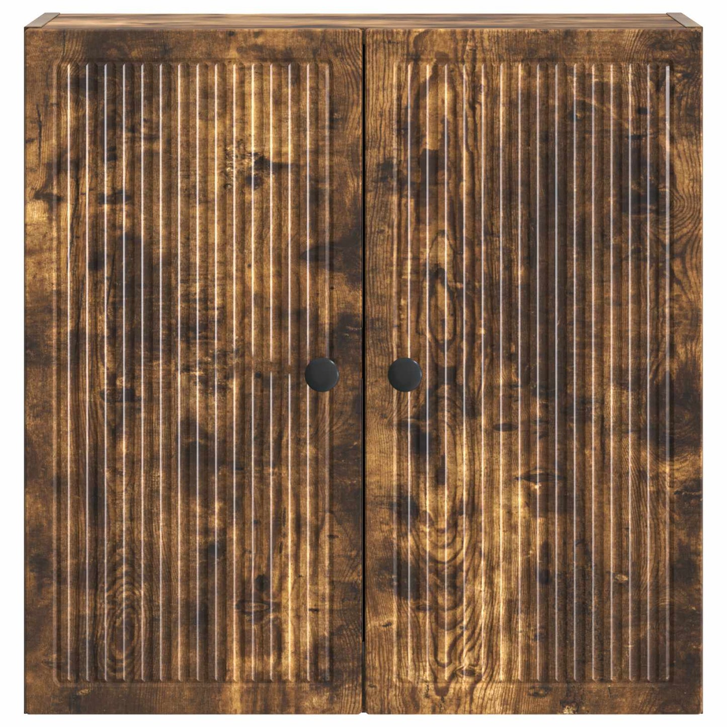 Vegghengt skap Røkt Eik 59 x 31 x 60 cm Konstruert tre