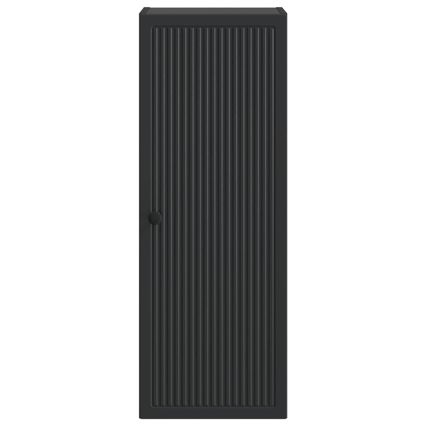 Vegghengt skap Svart 33 x 34,5 x 90 cm Konstruert tre