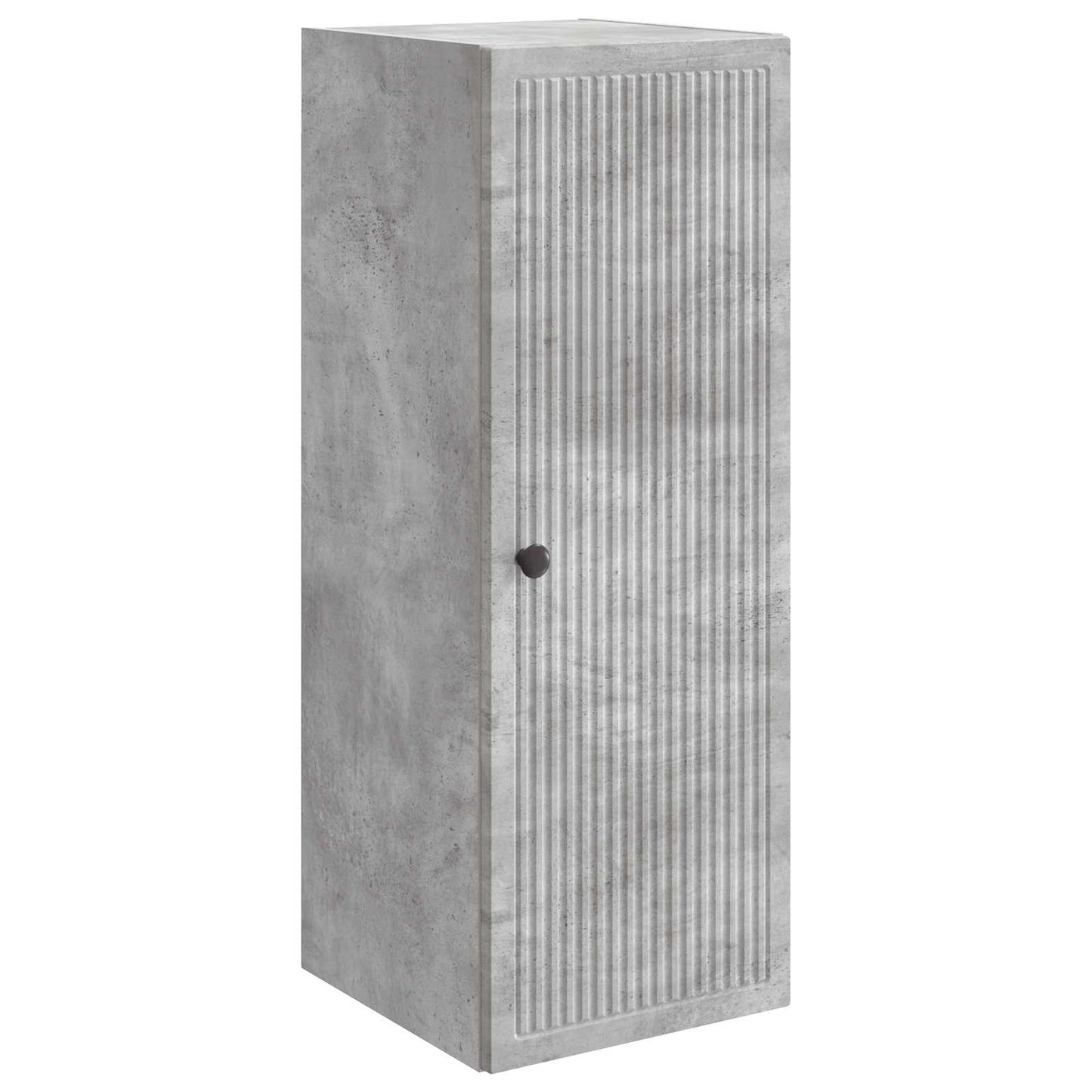 Vegghengt skap Betonggrå 33 x 34,5 x 90 cm Konstruert tre