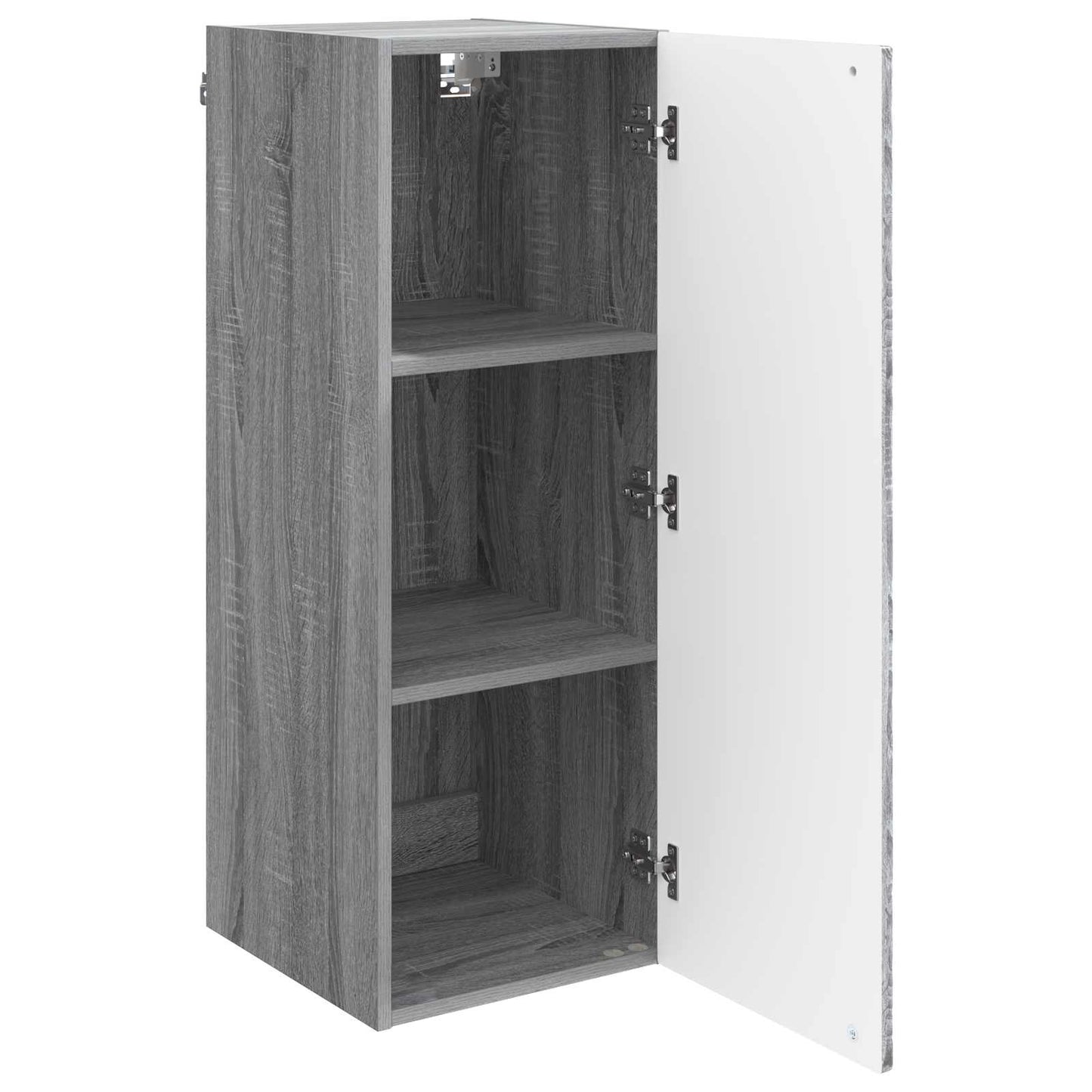 Vegghengt skap Grå Sonoma 33 x 34,5 x 90 cm Konstruert tre