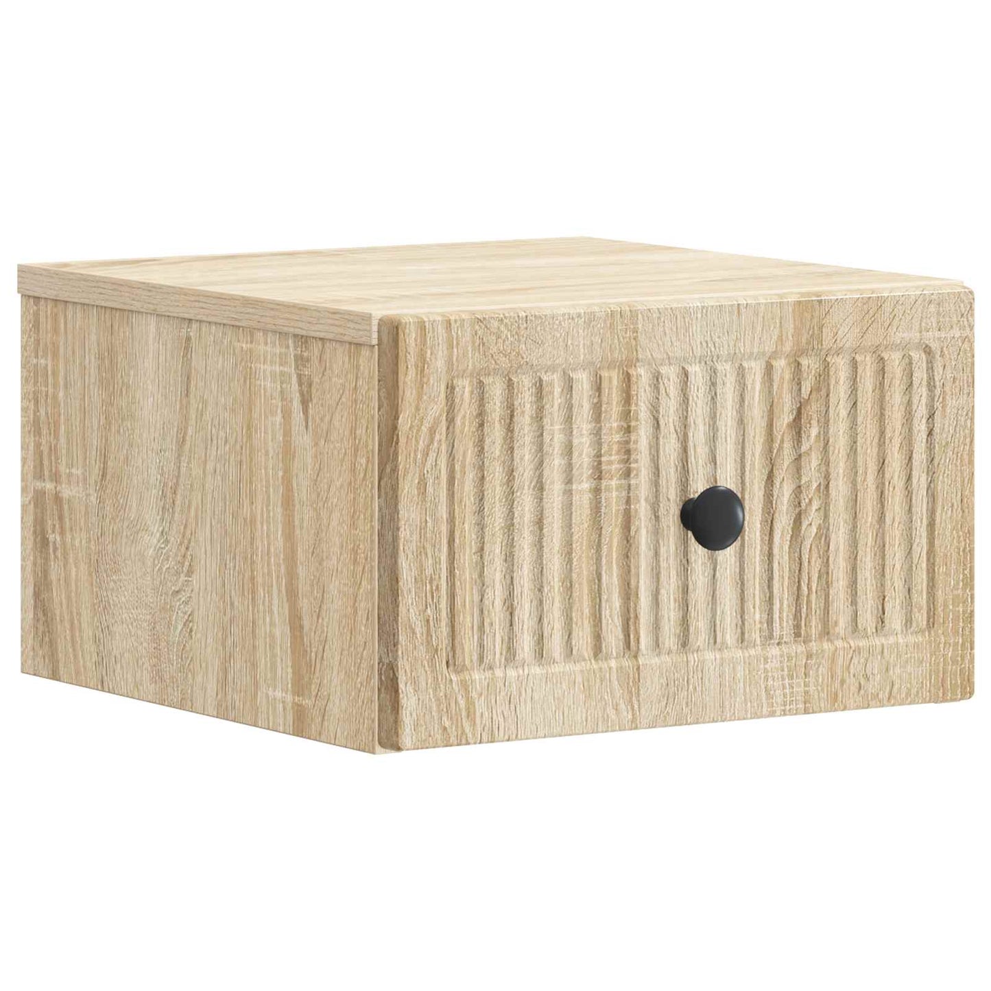 Vegghengt Nattbord Sonoma eik 33 x 34,5 x 20 cm Konstruert tre