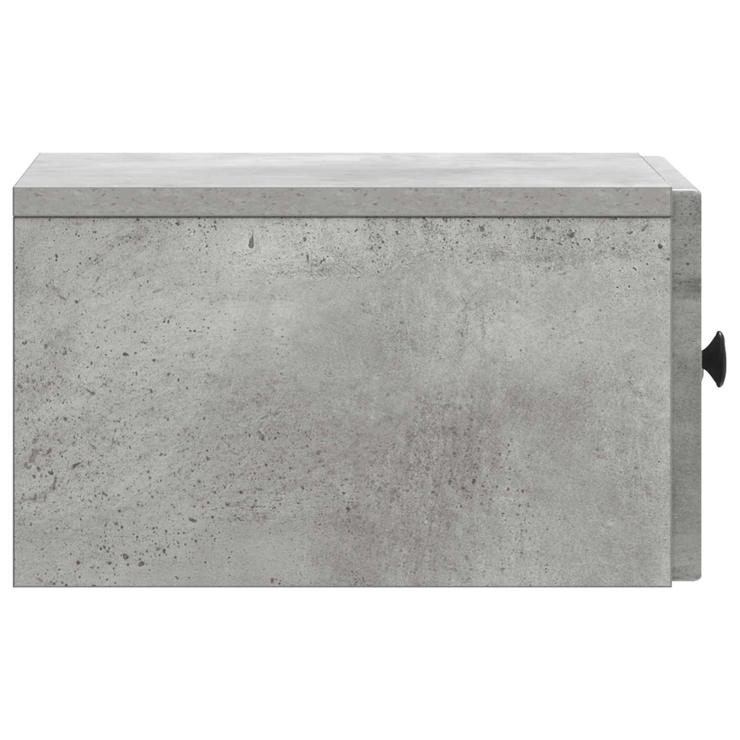 Vegghengt Nattbord Betonggrå 33 x 34,5 x 20 cm Konstruert tre