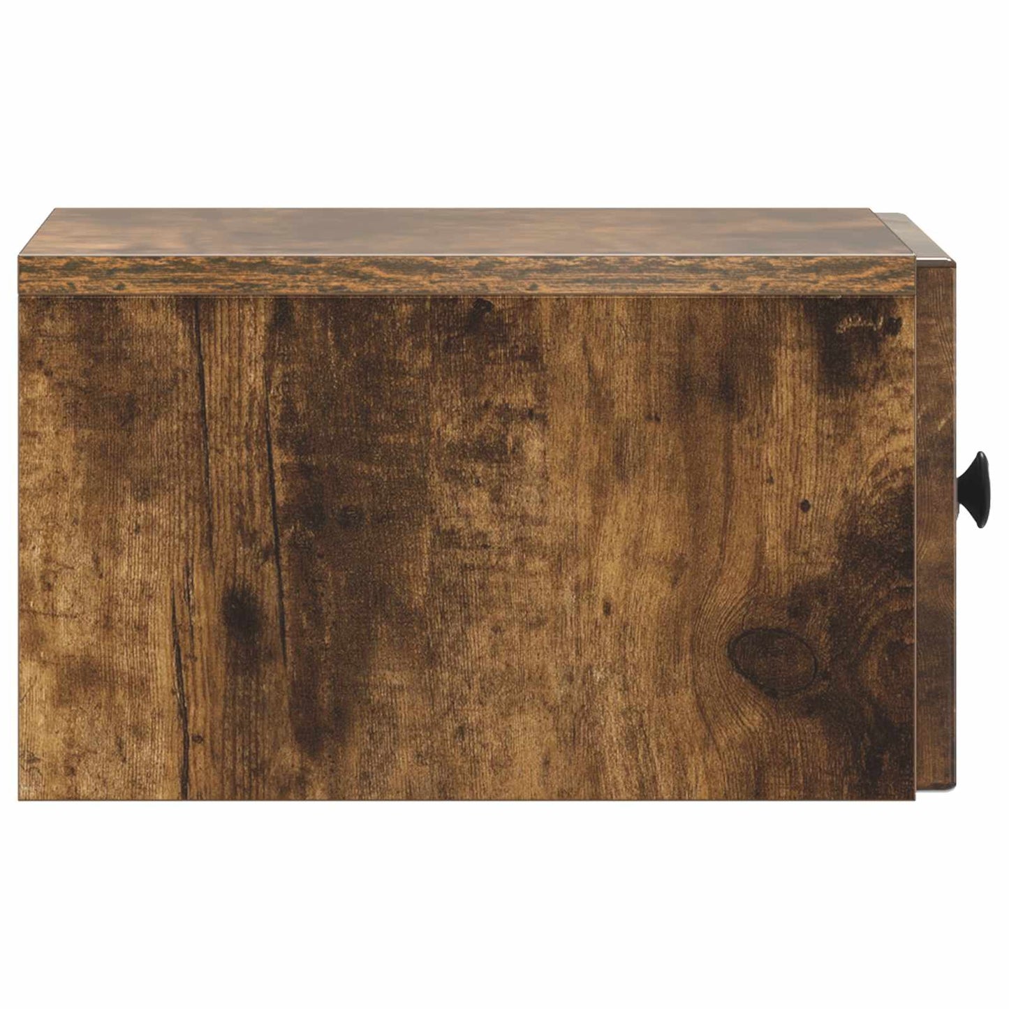 Vegghengt Nattbord med skuff 2 pcs Røkt Eik 33 x 34,5 x 20 cm