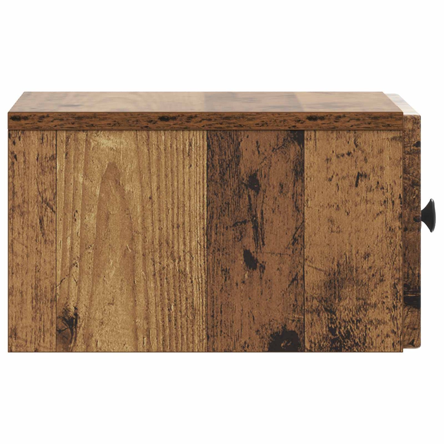 Vegghengt Nattbord 2 pcs Gammelt tre 33 x 34,5 x 20 cm