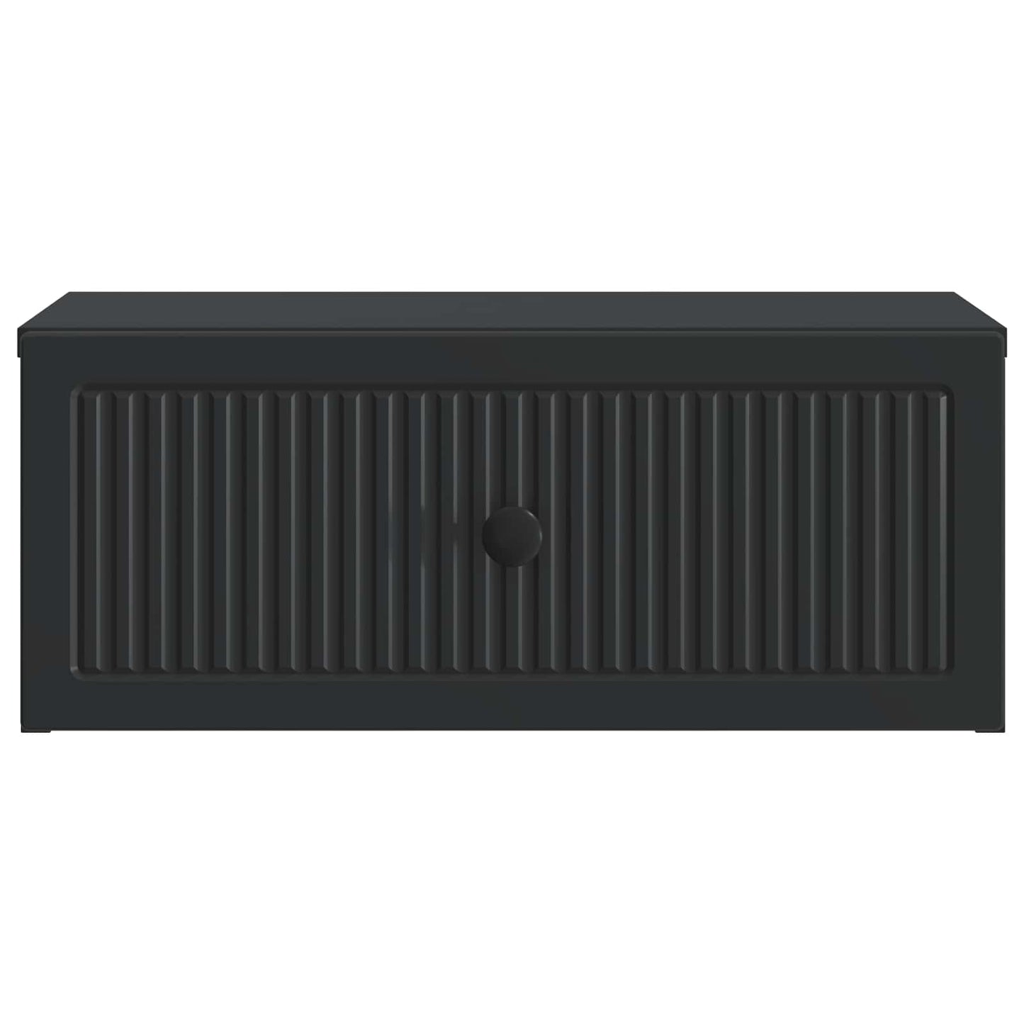 Nattbordskap med skuff Svart 49 x 34,5 x 20 cm Konstruert tre