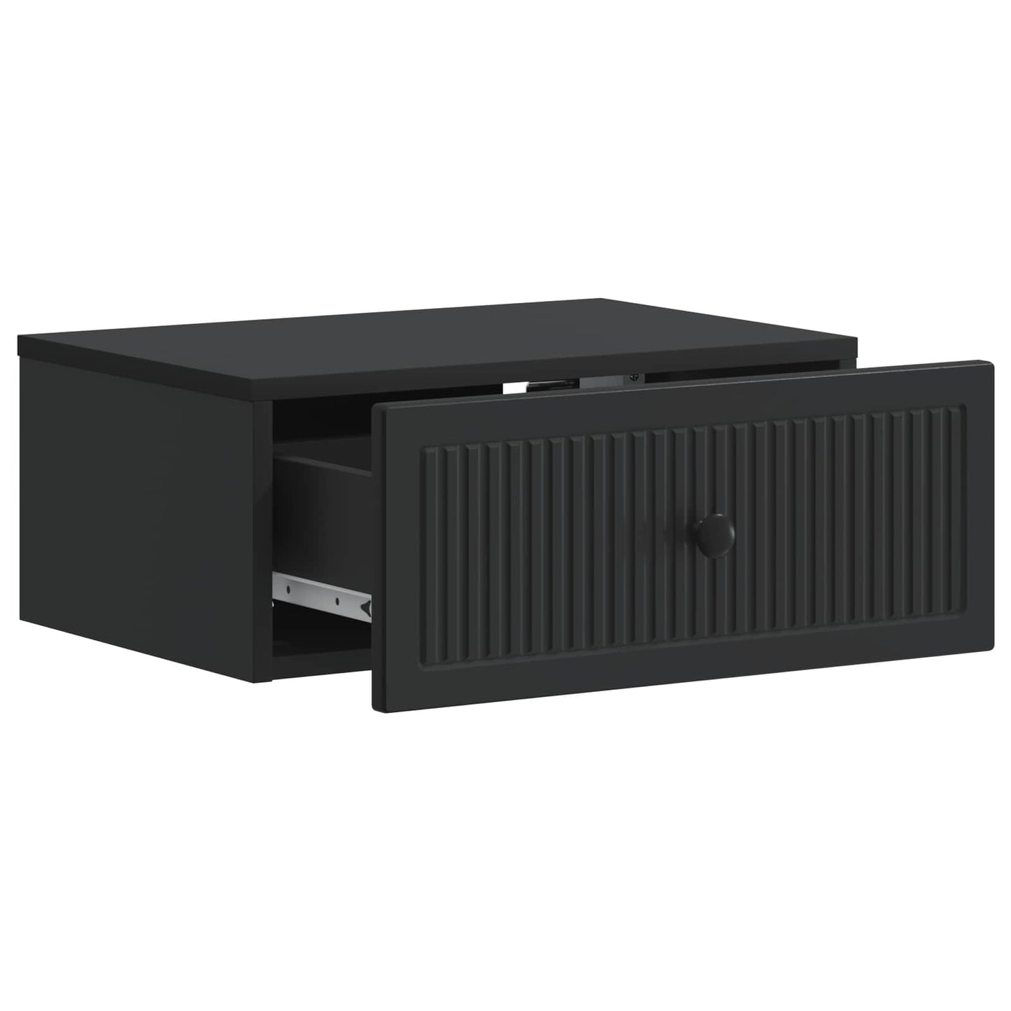 Nattbordskap 2 pcs Svart 49 x 34,5 x 20 cm Konstruert tre