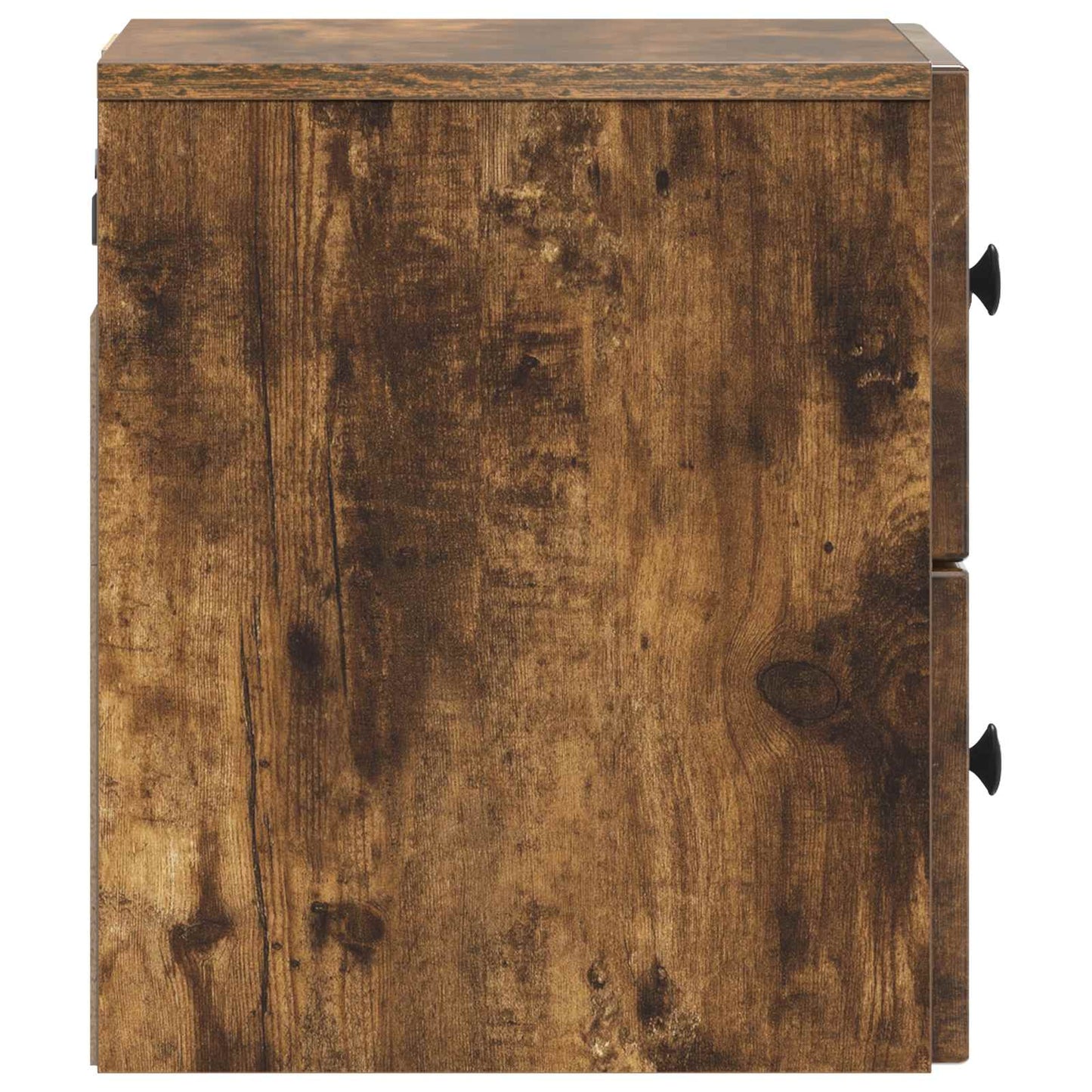 Vegghengt Nattbord med skuff 2 pcs Røkt Eik 33 x 34,5 x 40 cm