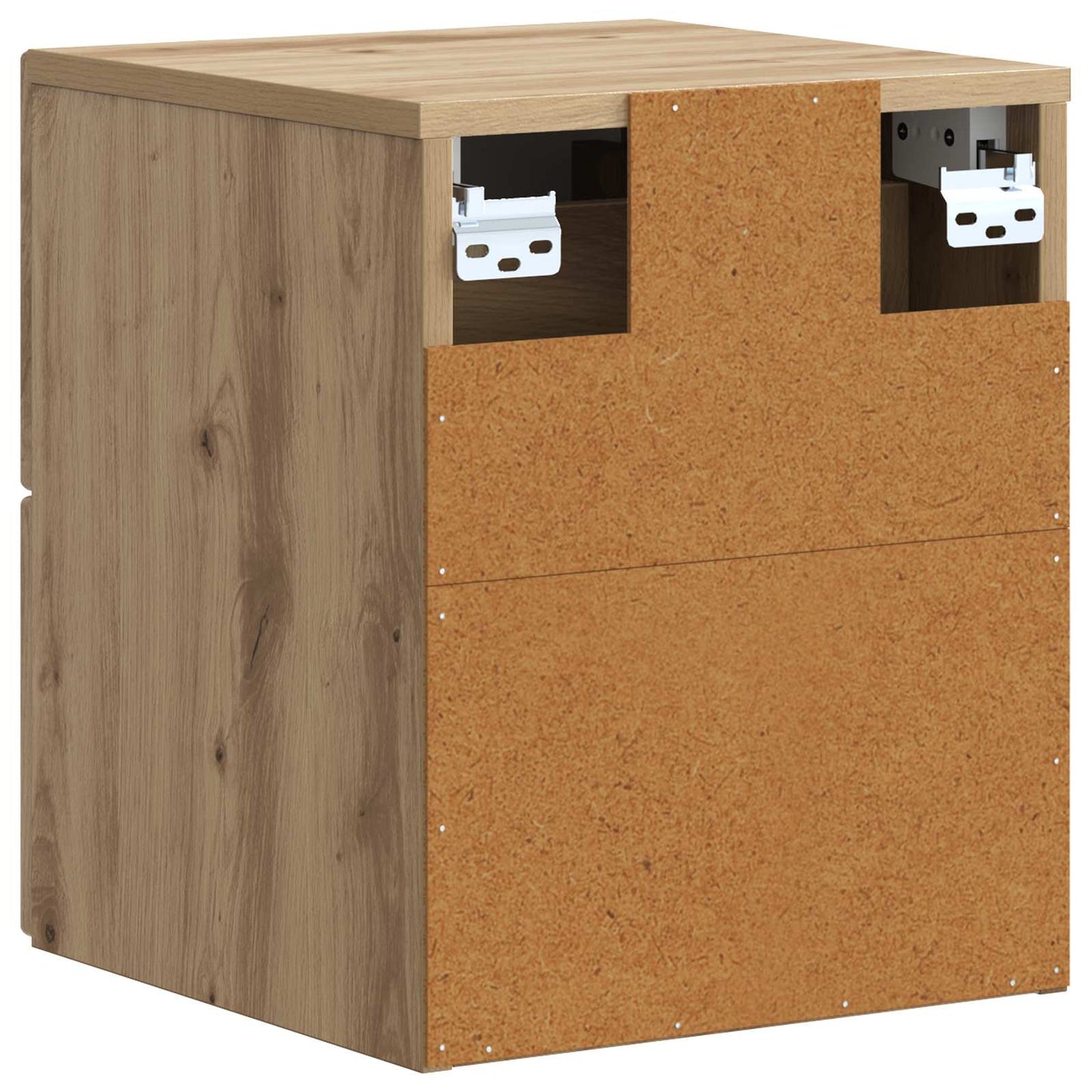 Vegghengt Nattbord 2 stk. Artisan eik 33 x 34,5 x 40 cm