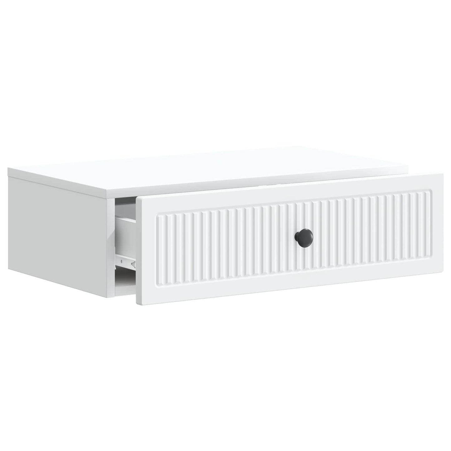 Vegghengt Sidebord Hvit 59 x 34,5 x 17 cm Konstruert tre