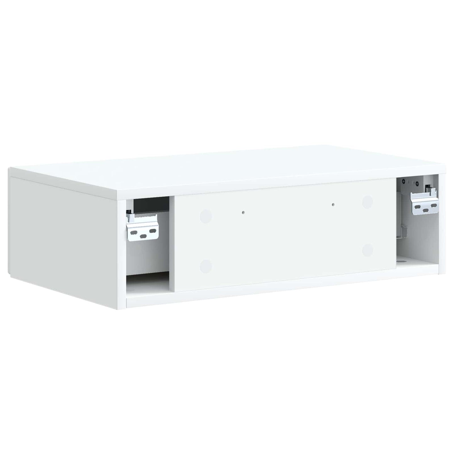 Vegghengt Sidebord Hvit 59 x 34,5 x 17 cm Konstruert tre
