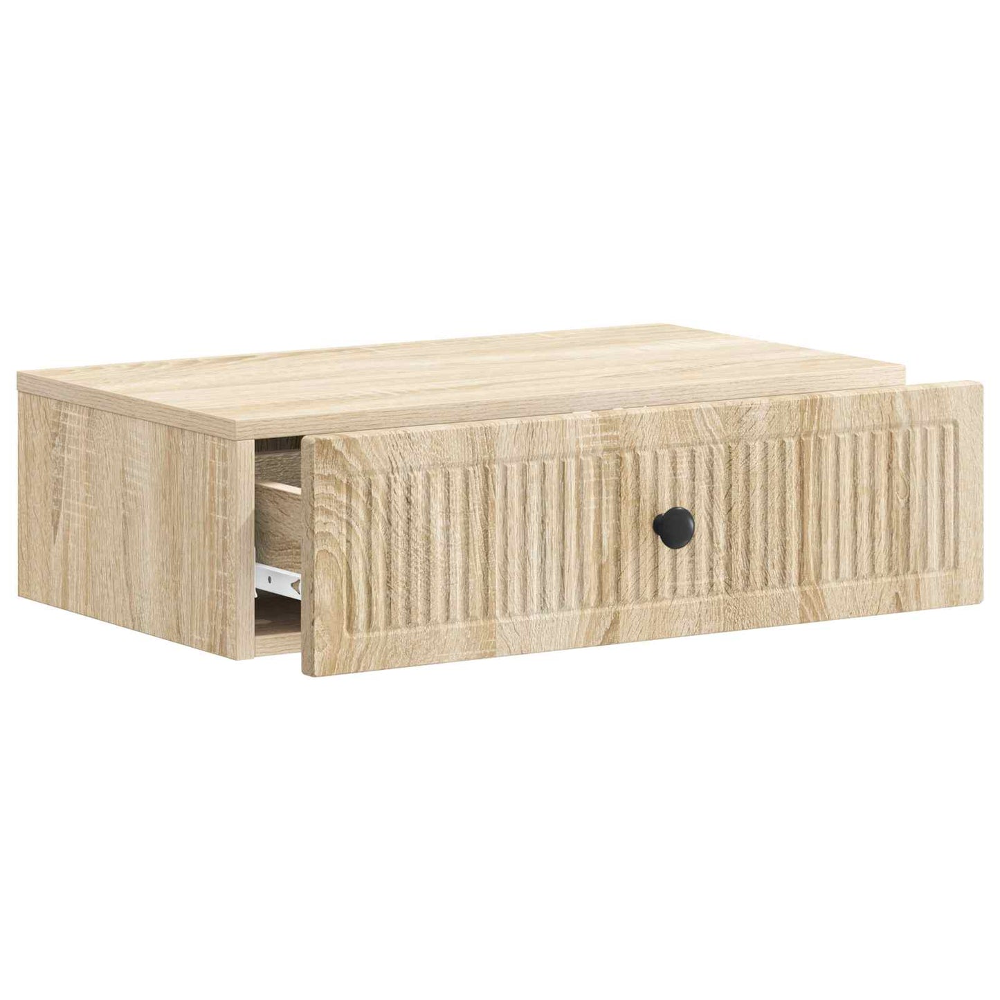Vegghengt Sidebord Sonoma eik 59 x 34,5 x 17 cm Konstruert tre